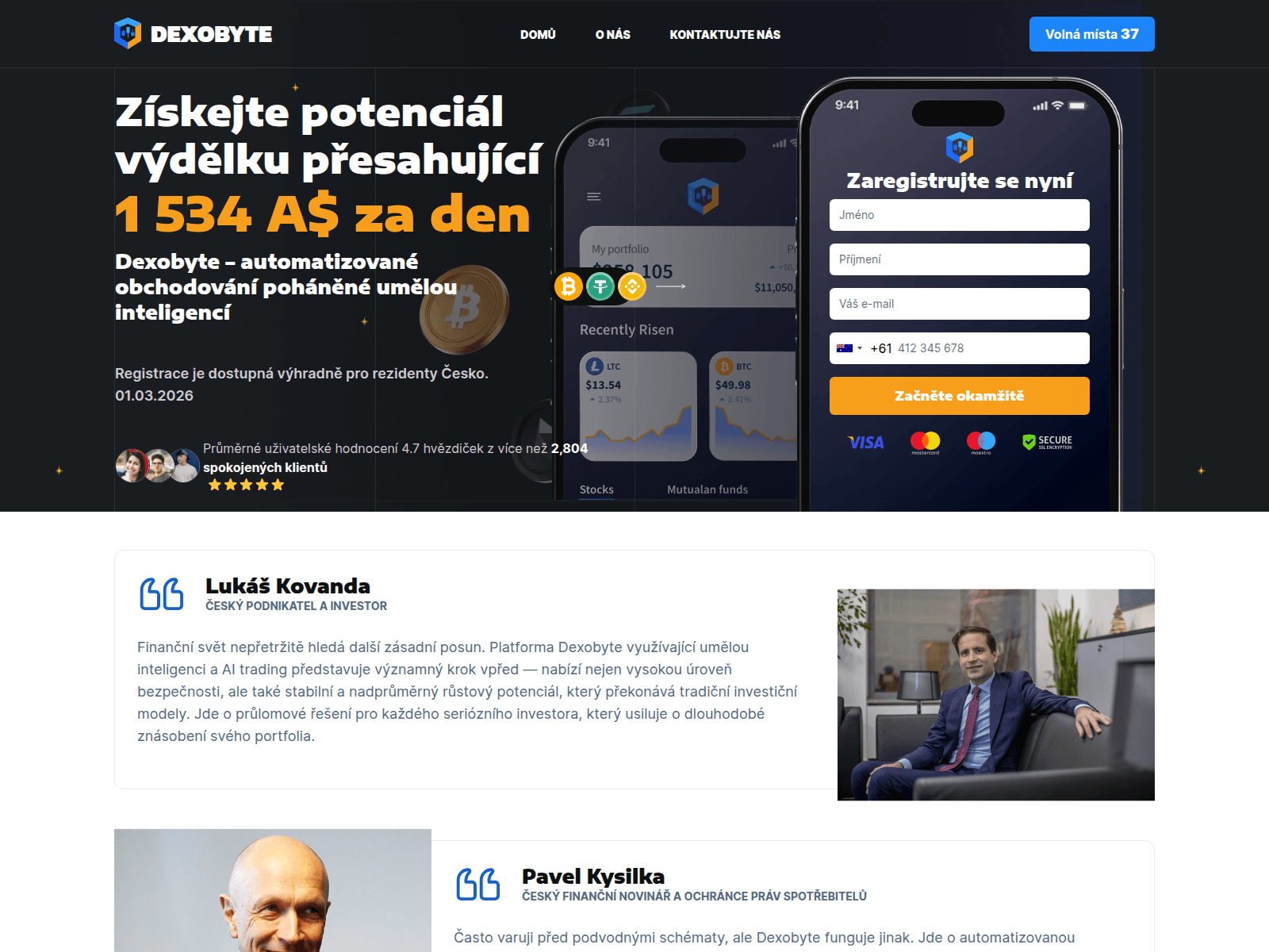 Screenshot of dexobyte.com