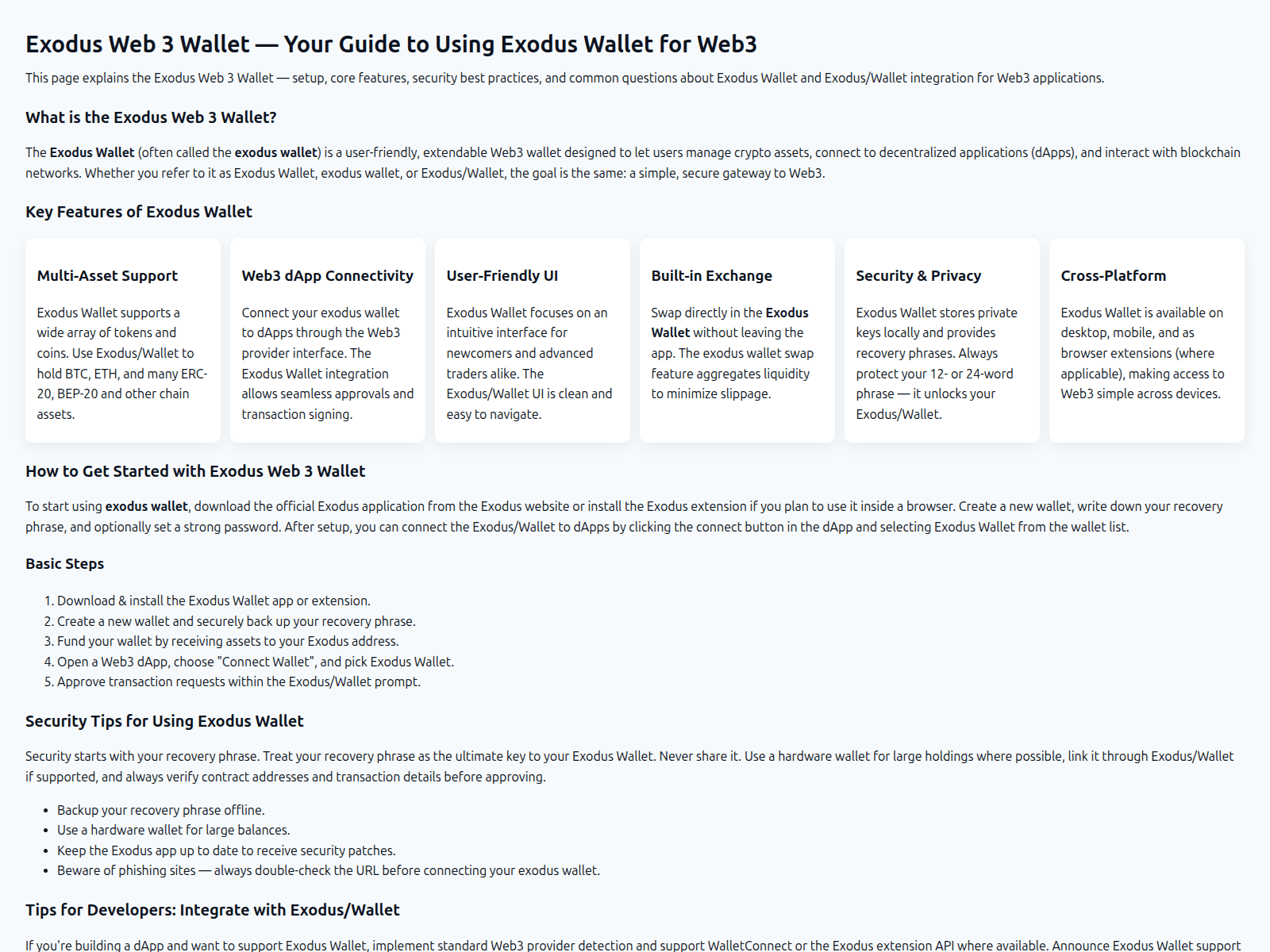 Screenshot of exodus-web--3.pages.dev