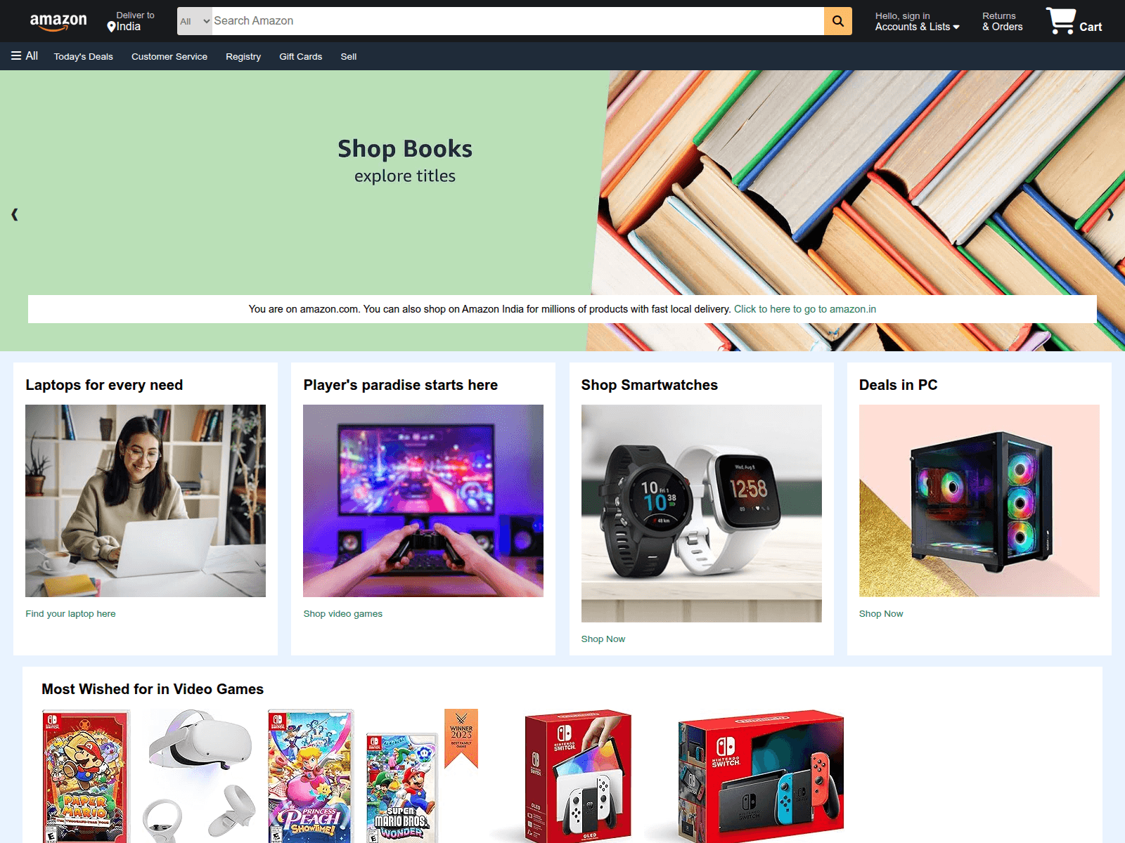 Screenshot of amazon-clone-by-gaurav-chauhan.vercel.app