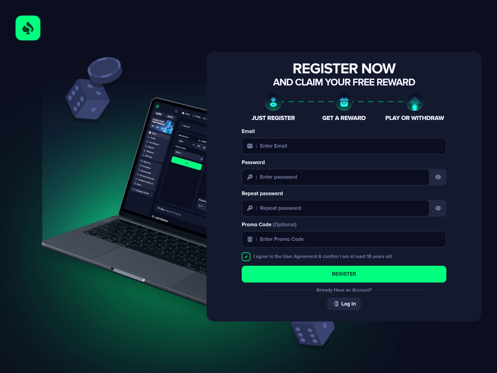 Screenshot of roxgg.com