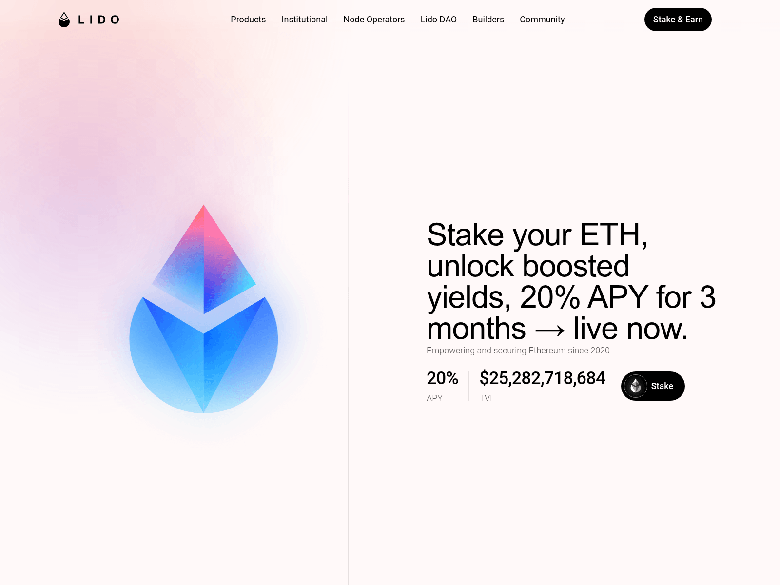 Screenshot of lidosdao.xyz