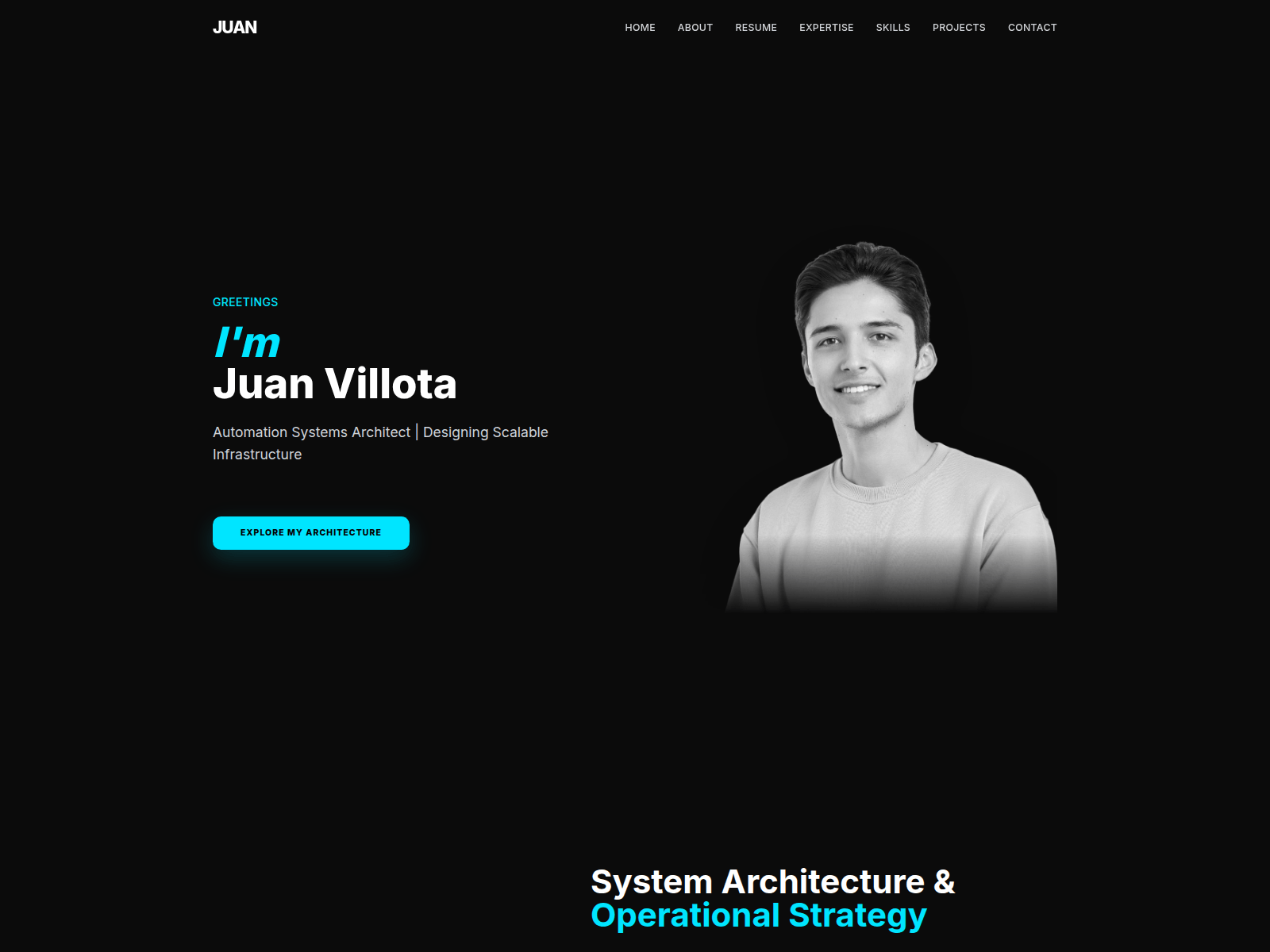 Screenshot of juanvillota.com