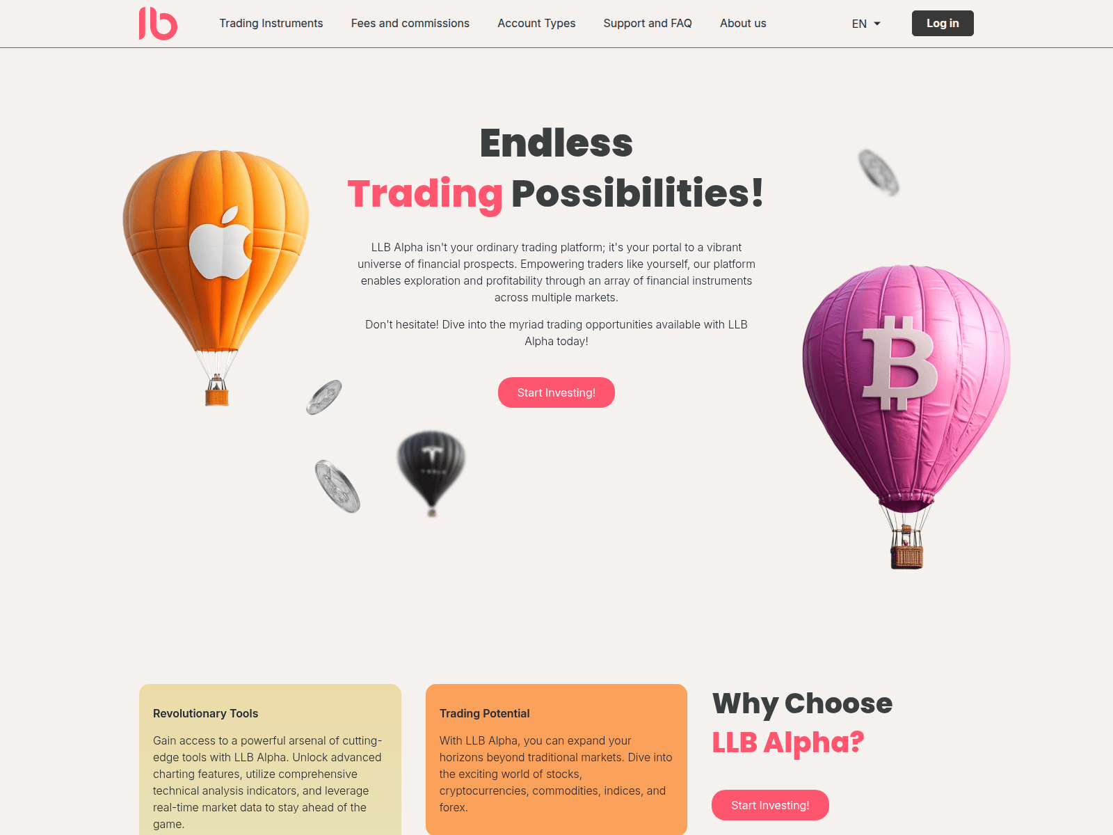 Screenshot of llb-alpha.company