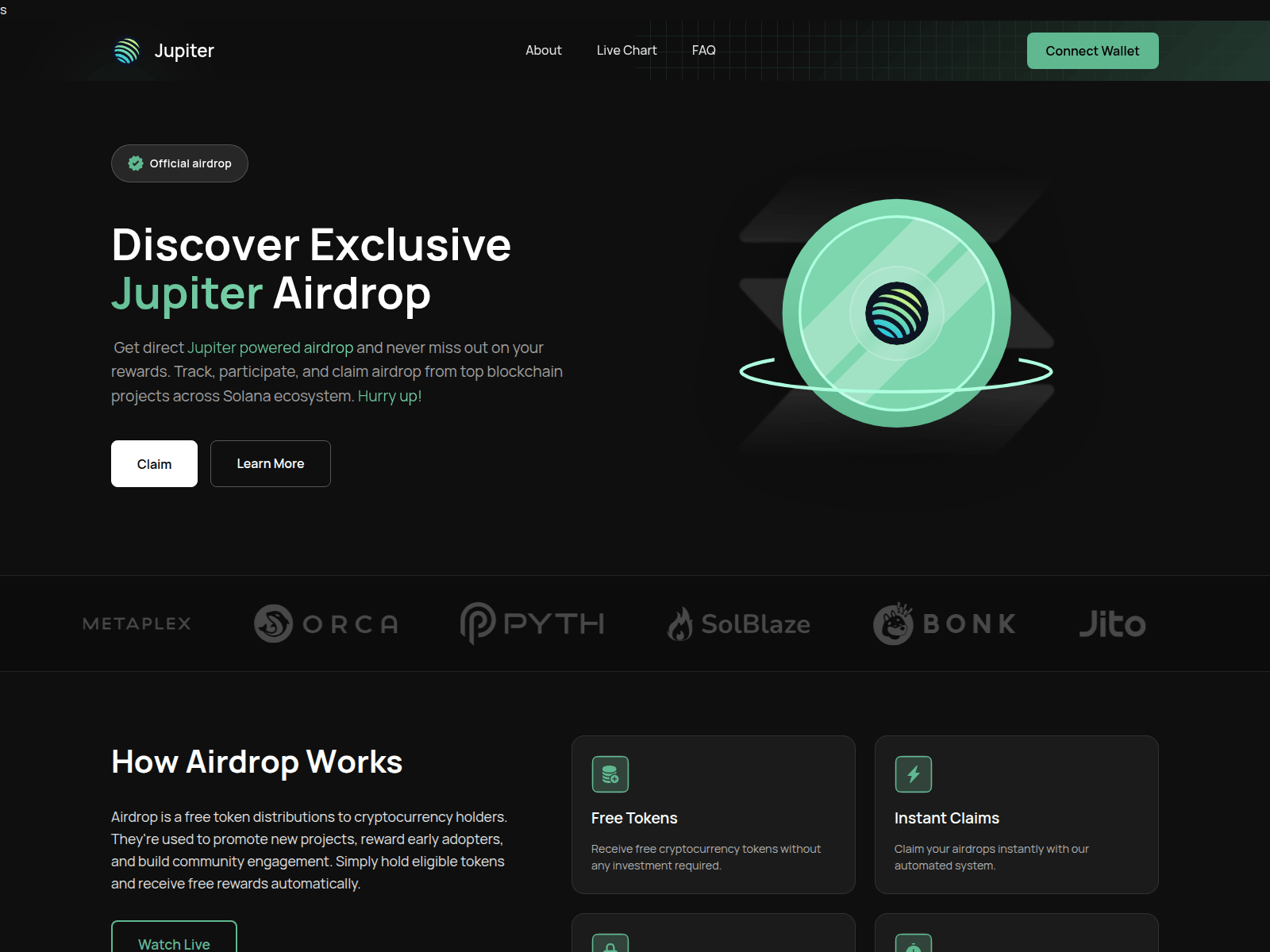 Screenshot of app.jupcore.pro