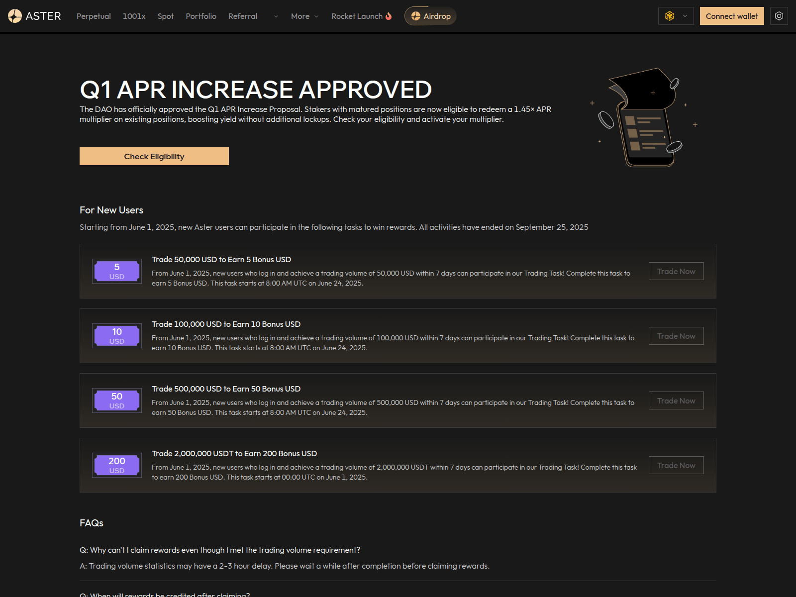 Screenshot of enter-asterdex.xyz