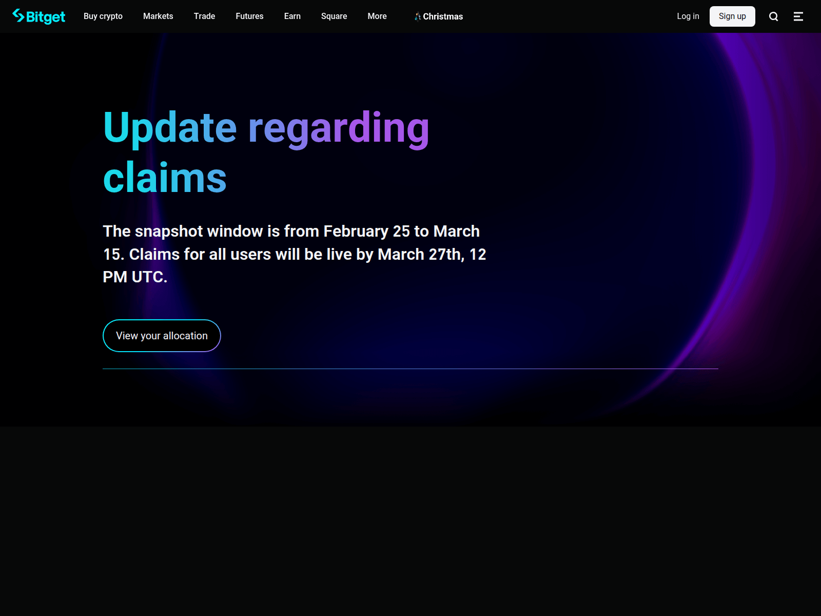 Screenshot of dashboard-bitget.xyz