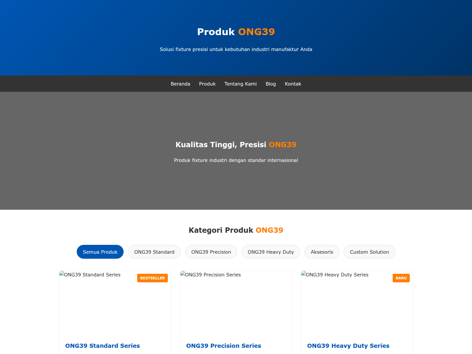 Screenshot of customfixturesonline.com