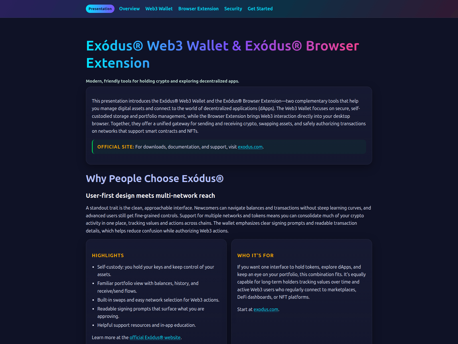 Screenshot of doc-exodusweb4.pages.dev