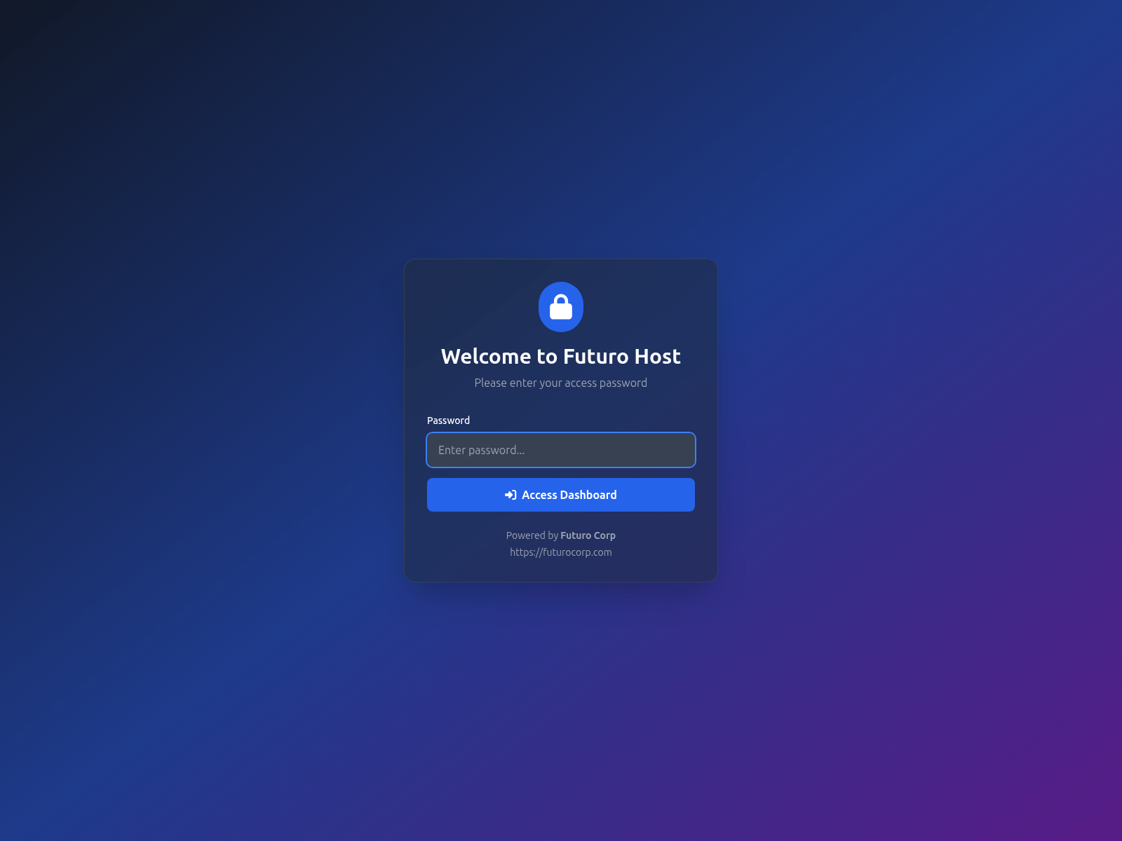 Screenshot of futurocalendar.link