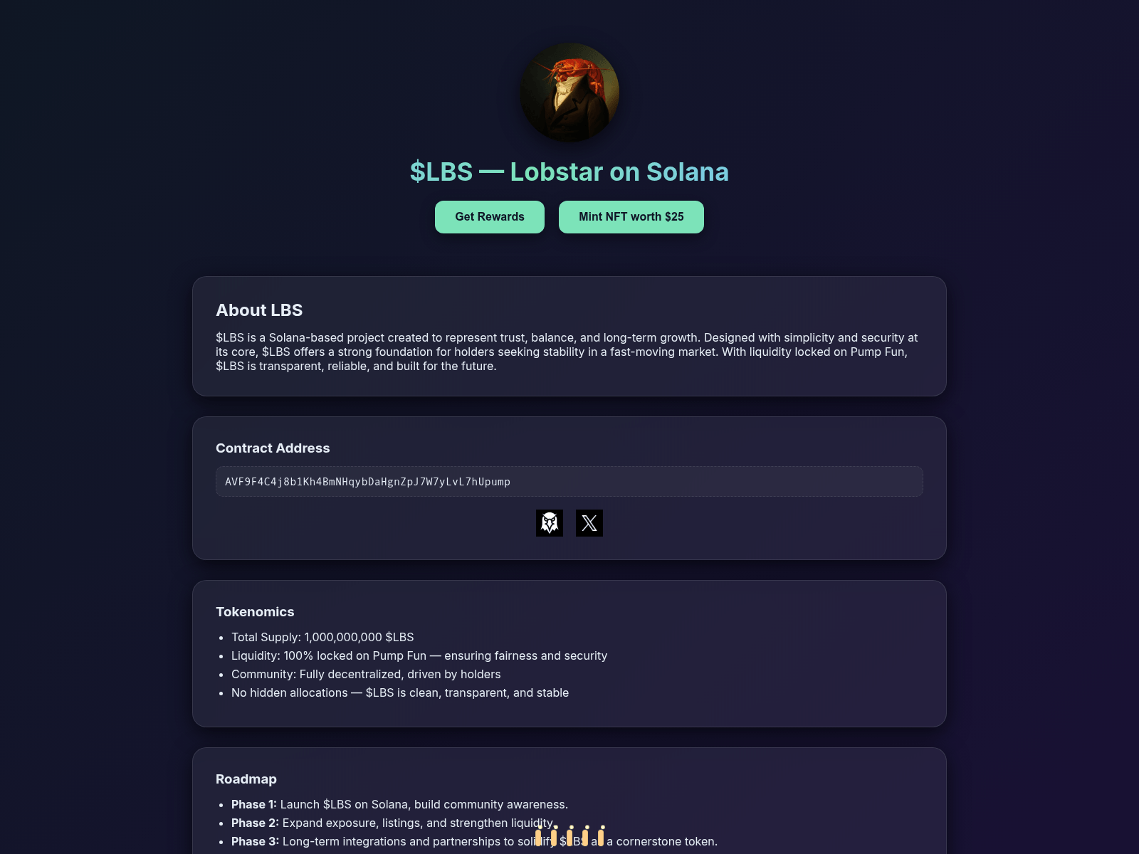 Screenshot of lobstaronsol.top