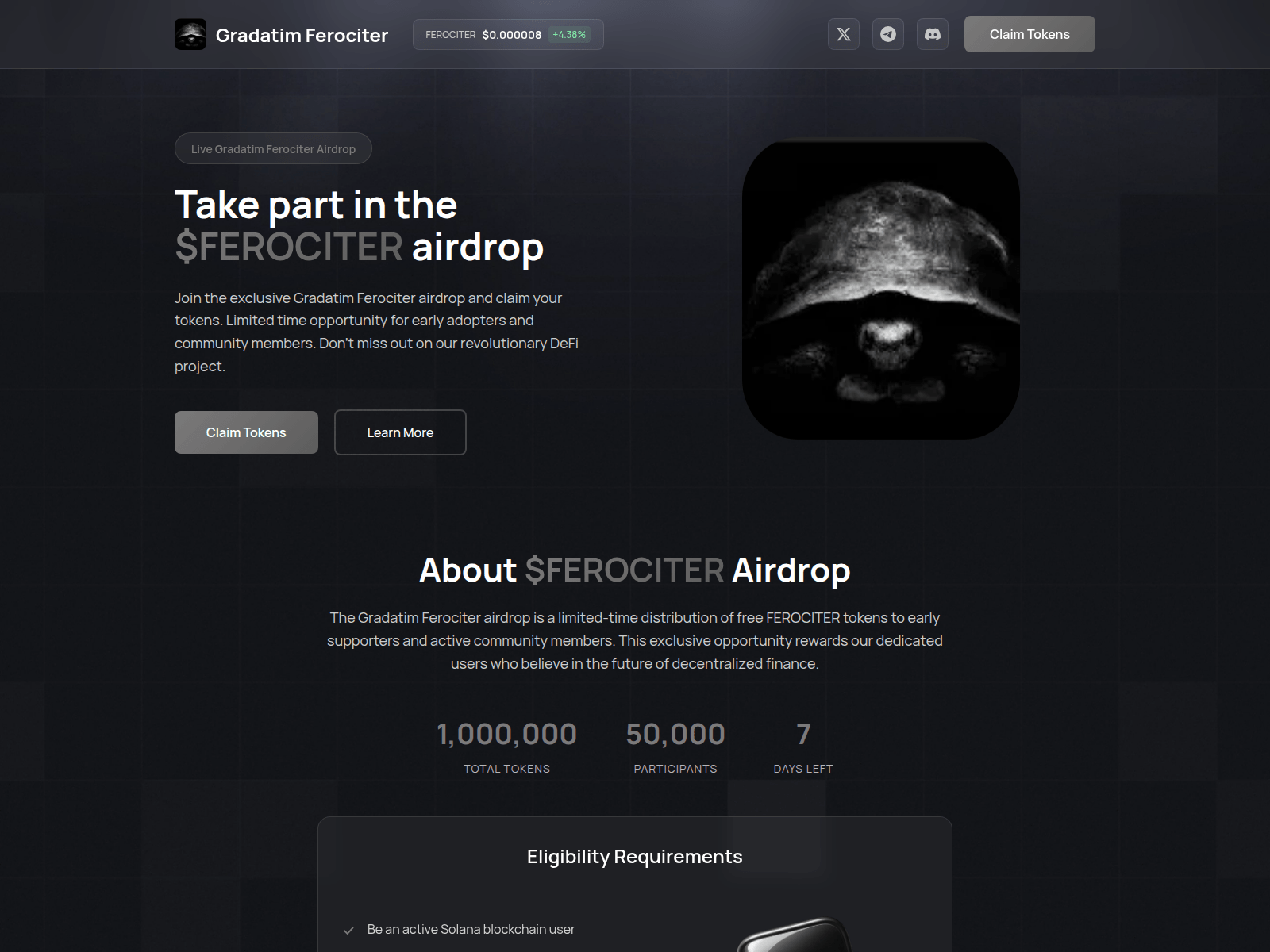 Screenshot of events-ferociter.fun