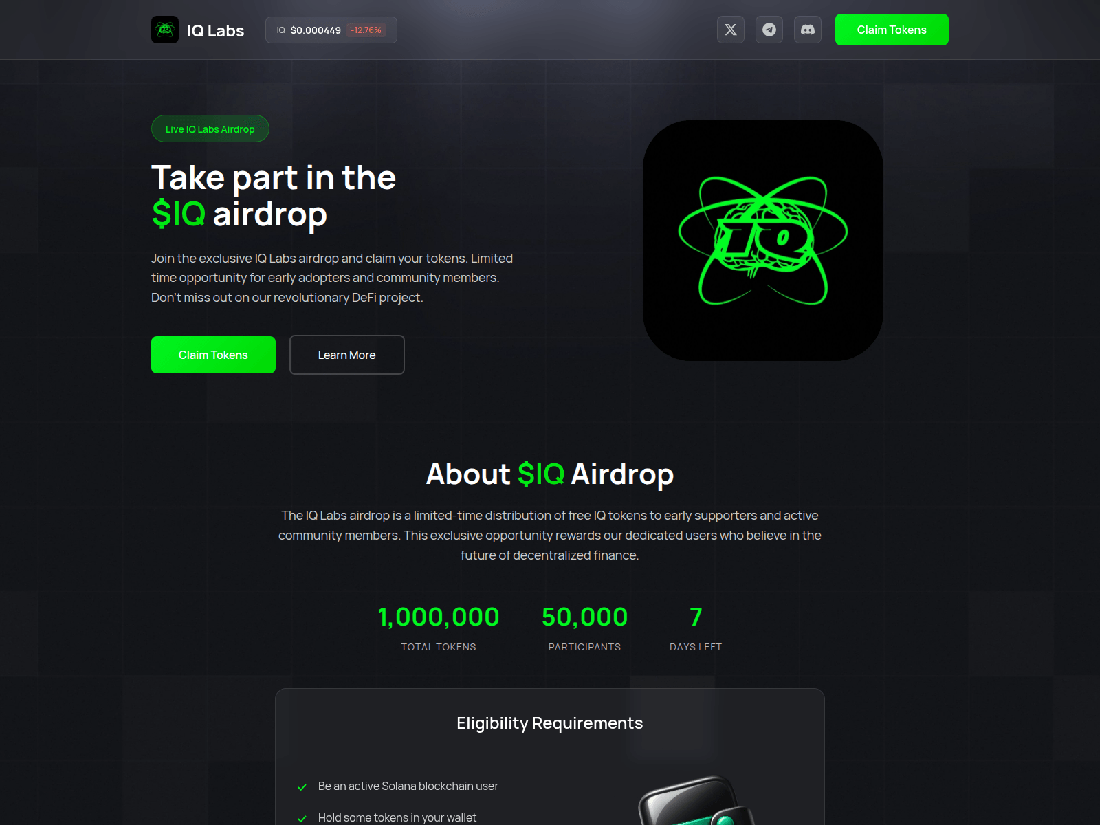 Screenshot of iq-labs.xyz