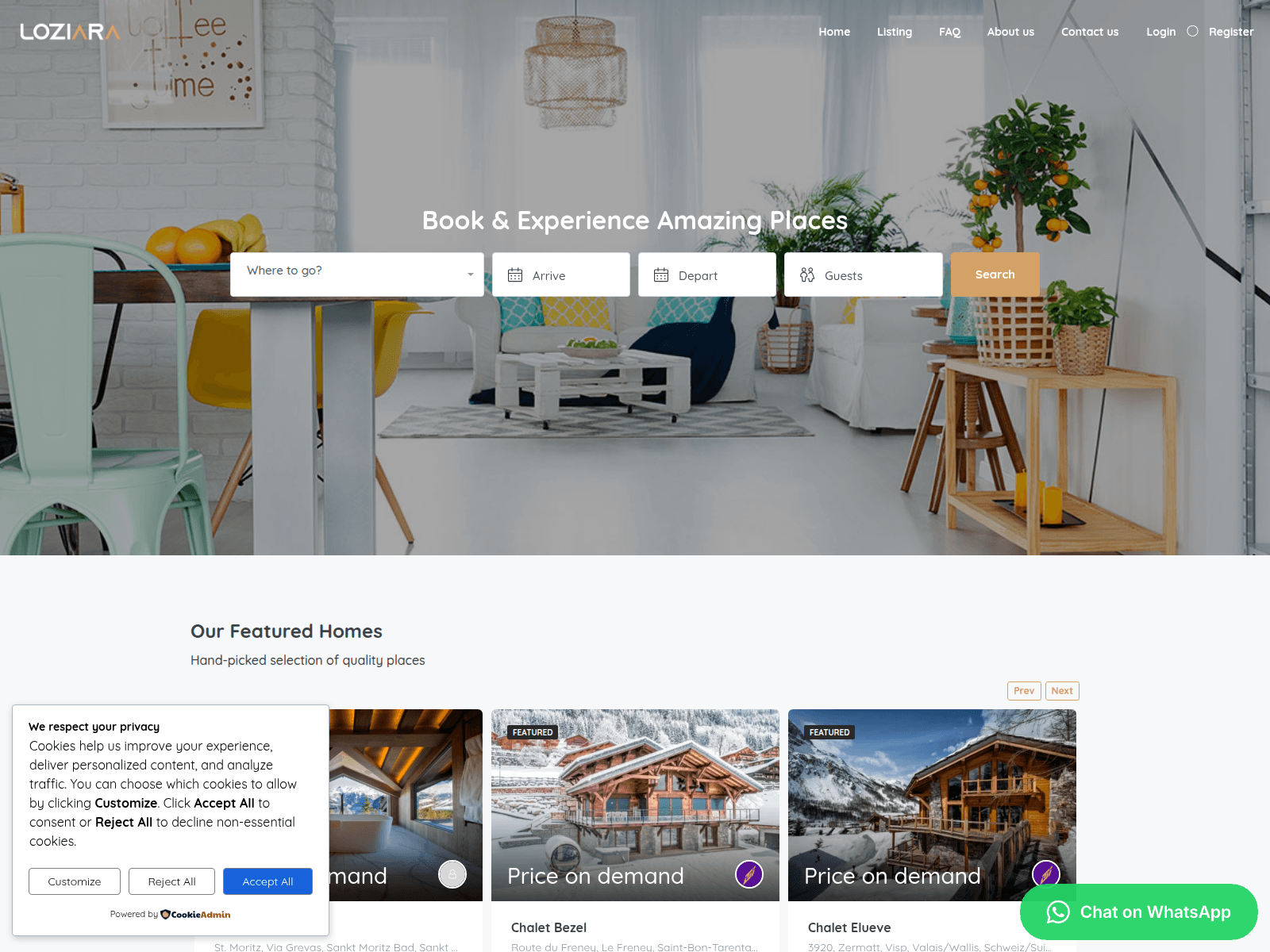 Screenshot of loziara.com