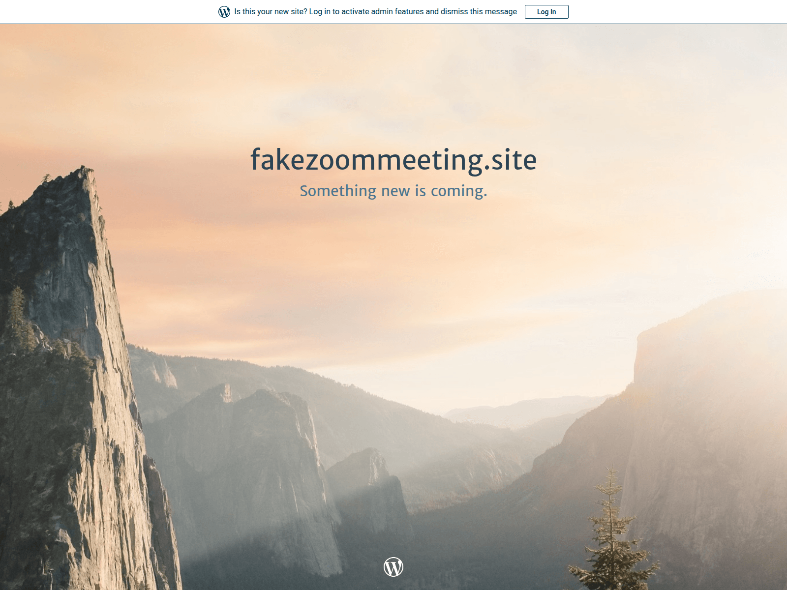 Screenshot of fakezoommeeting.site
