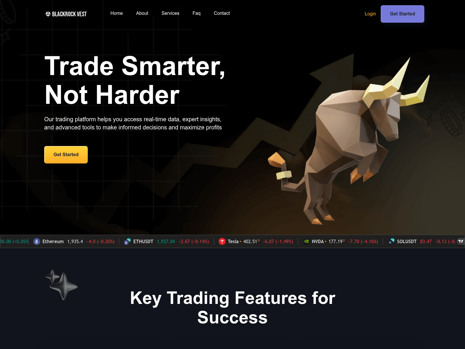 Screenshot of bitblackgestions.com