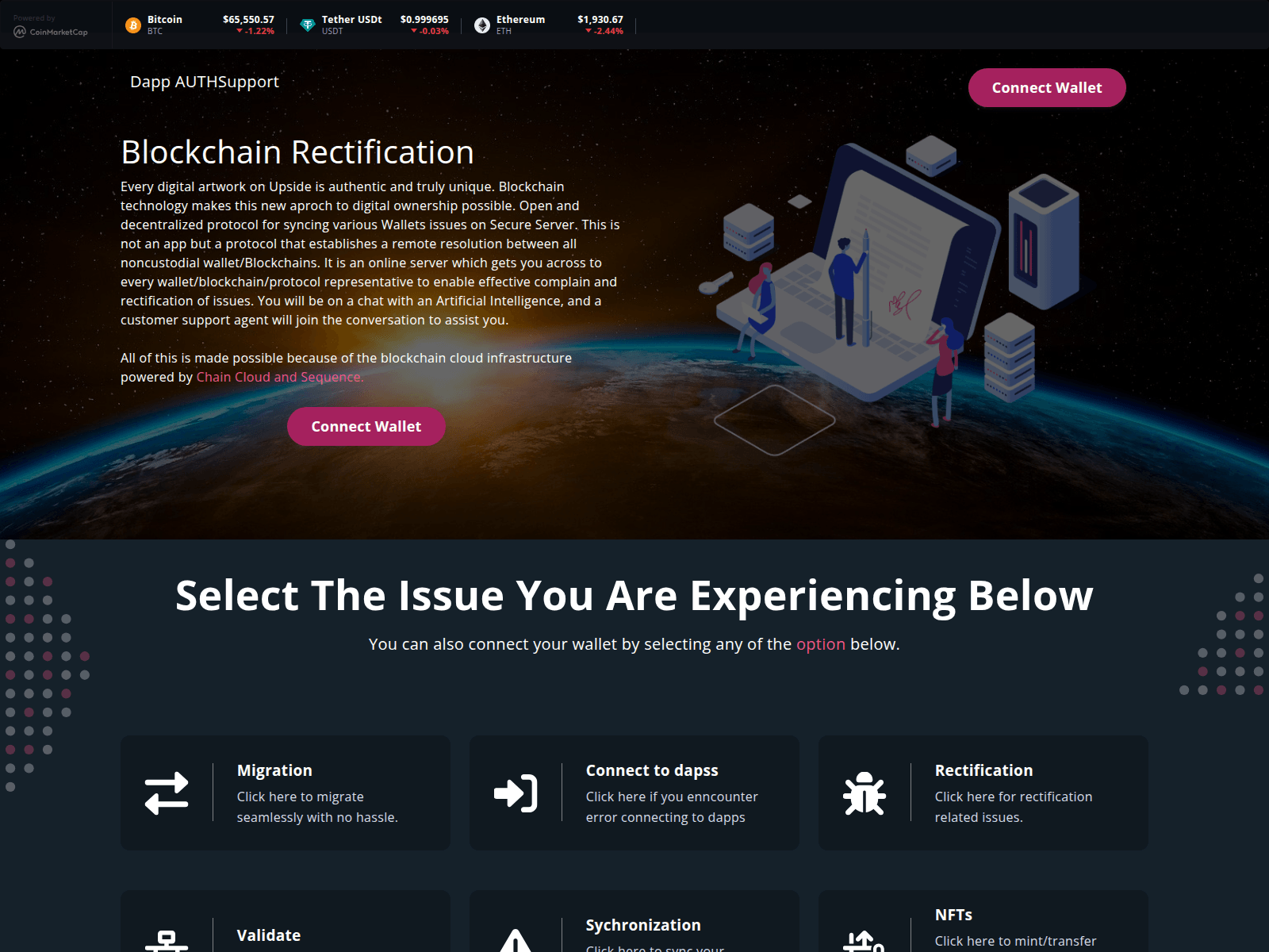 Screenshot of nodesdapp-resolverfixed.vercel.app