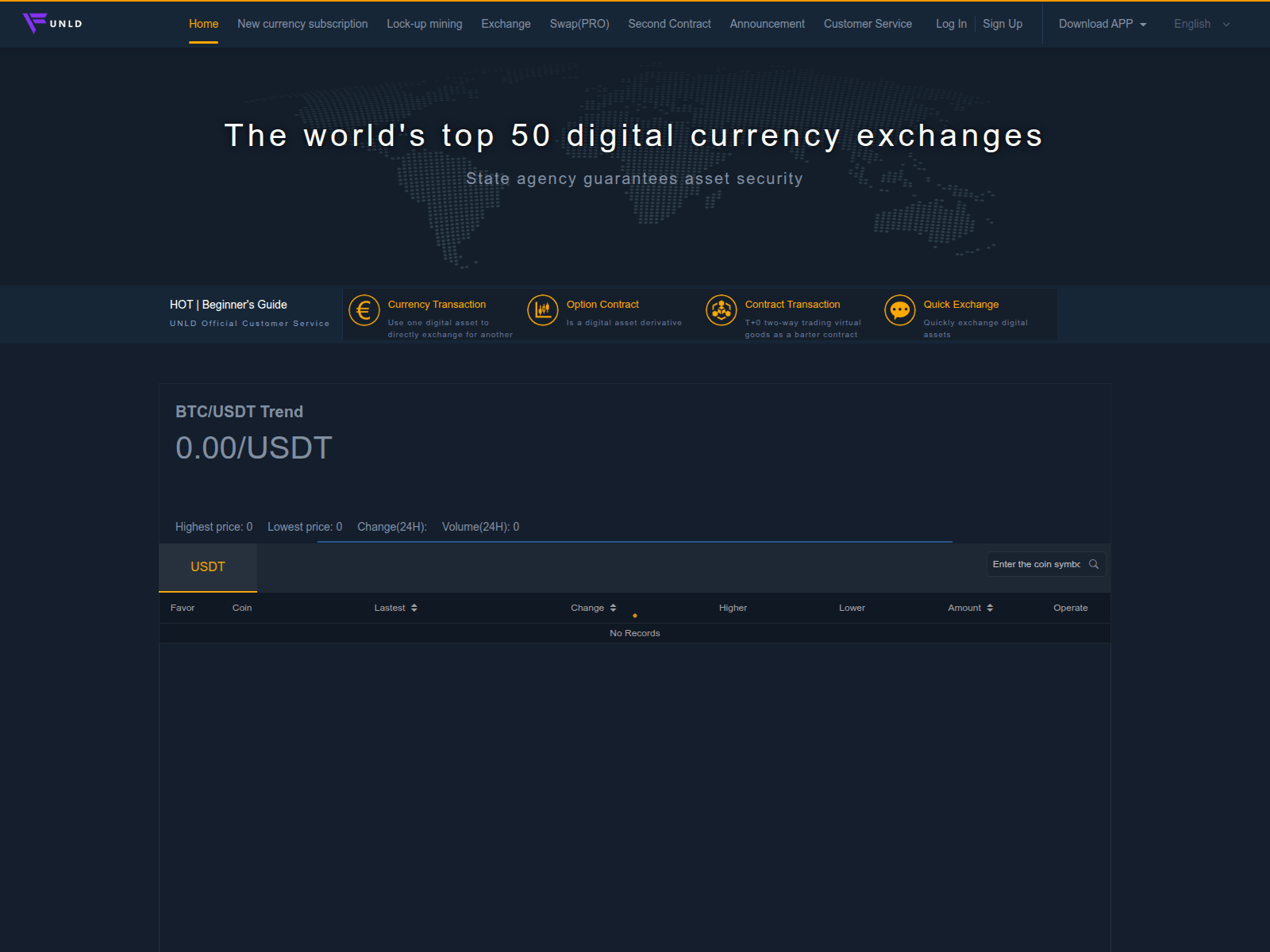 Screenshot of unldcoin.vip