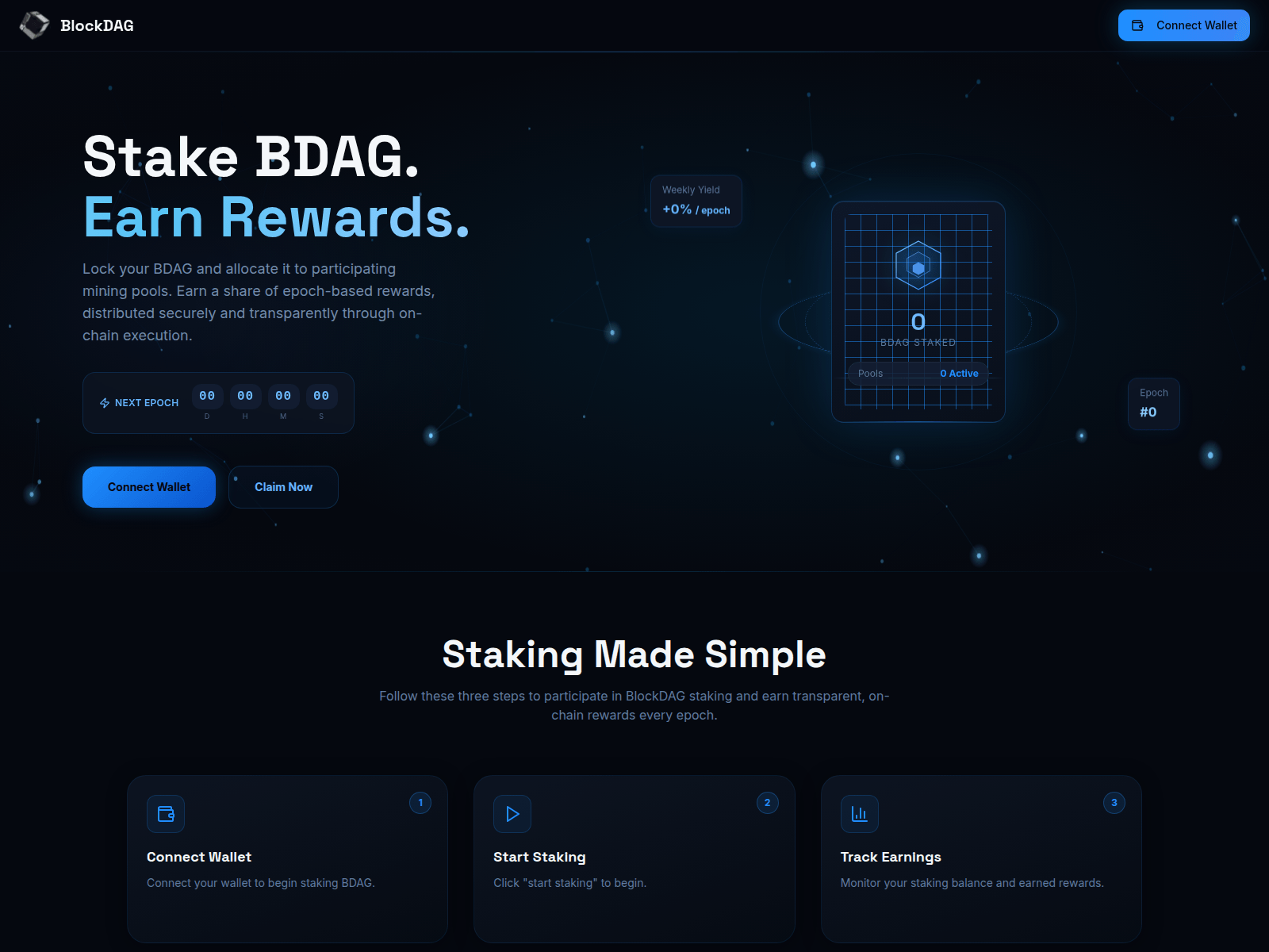 Screenshot of stakingbdagscan.live
