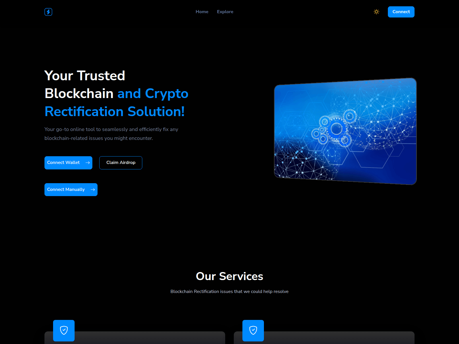 Screenshot of supportbot00.netlify.app