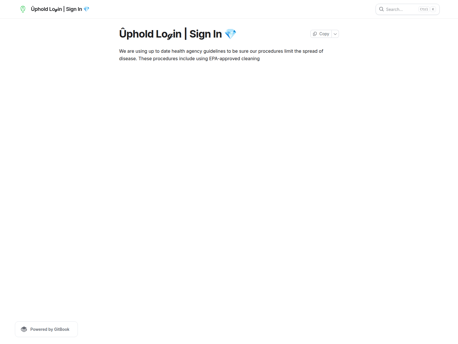 Screenshot of uppholdlogin.gitbook.io