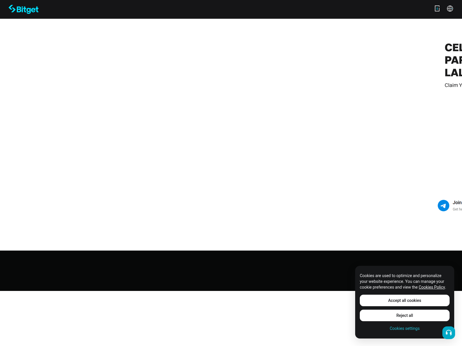 Screenshot of bitget.se