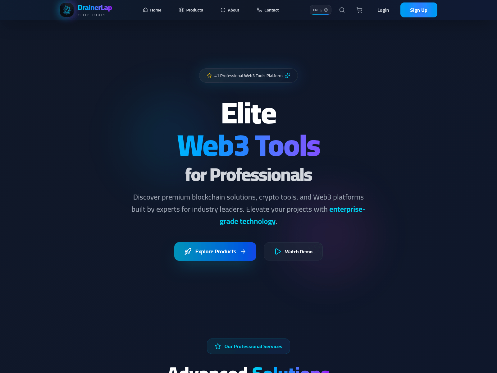 Screenshot of drainerlab.store