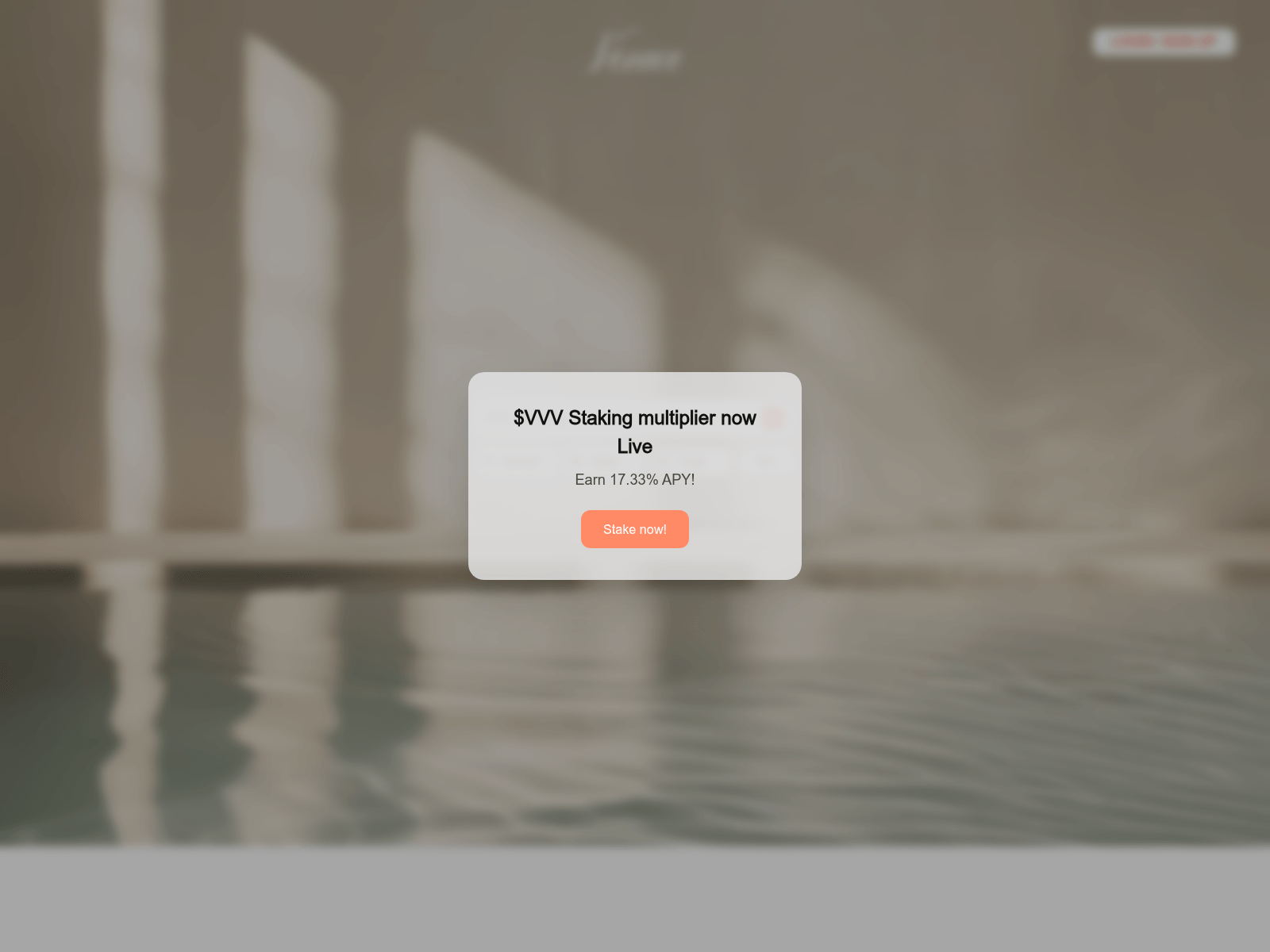 Screenshot of www-stake-venice-ai.xyz