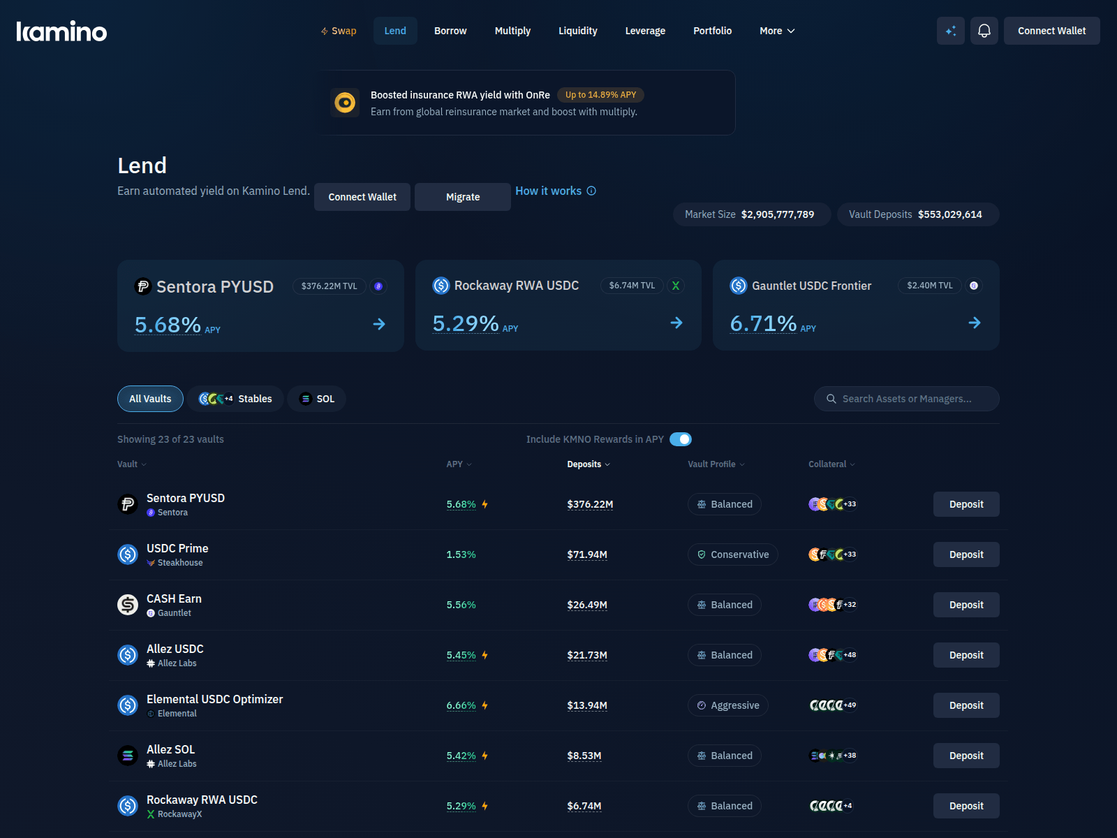Screenshot of kamino-migration.live