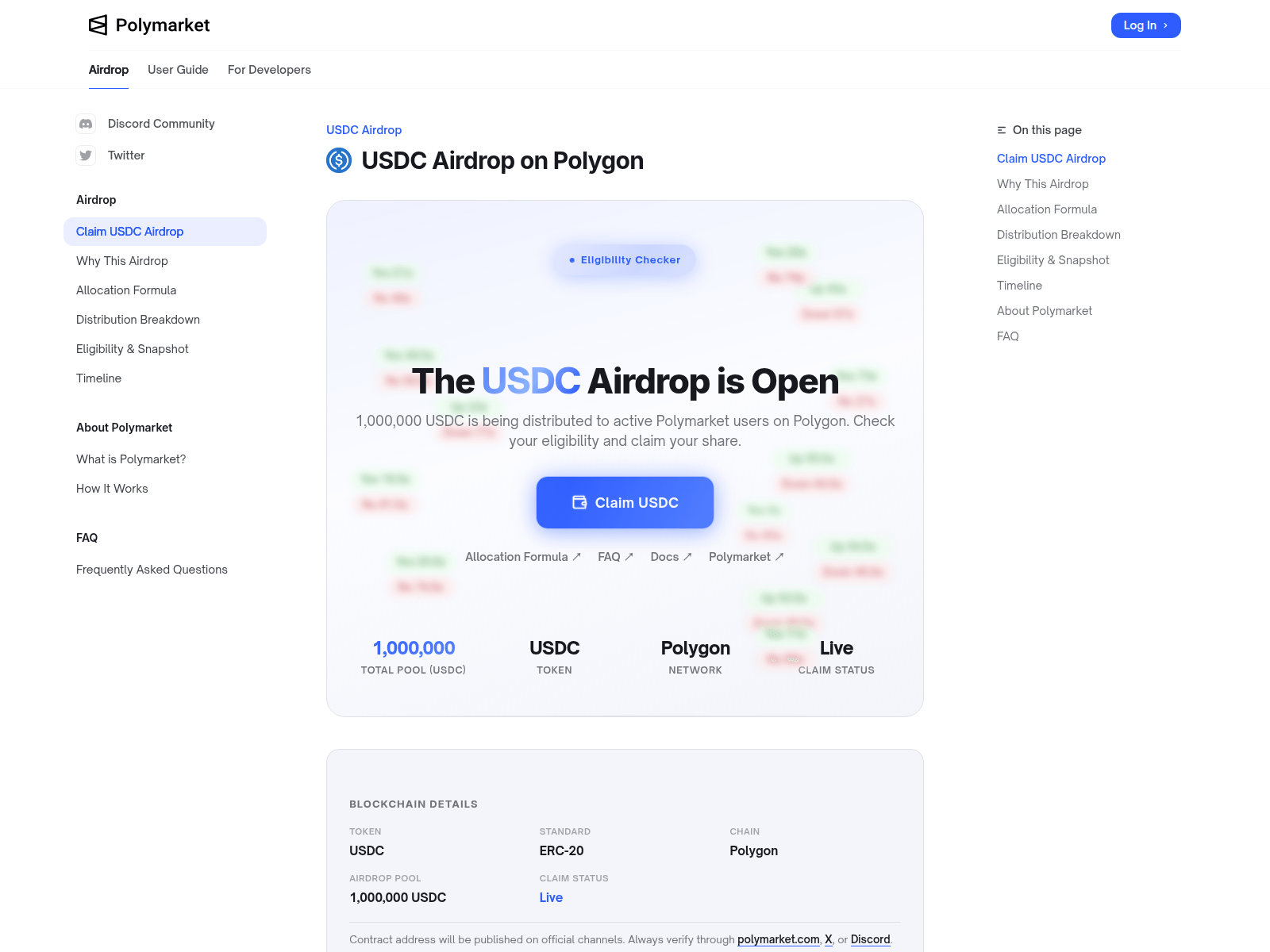 Screenshot of polymarket.parts