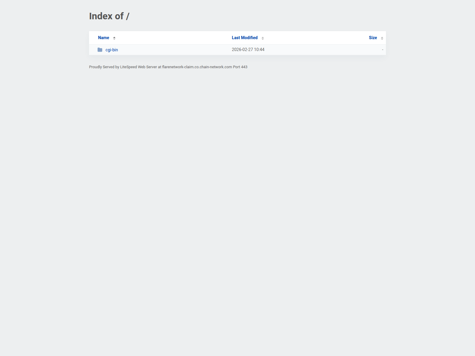 Screenshot of flarenetwork-claim.co.chain-network.com