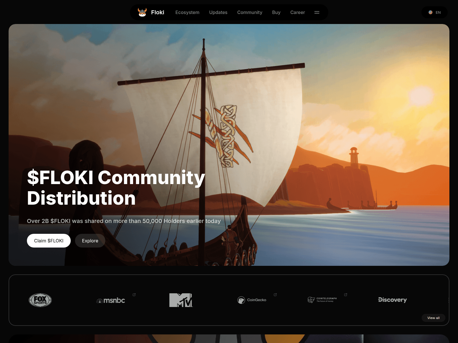 Screenshot of floki-49c.pages.dev
