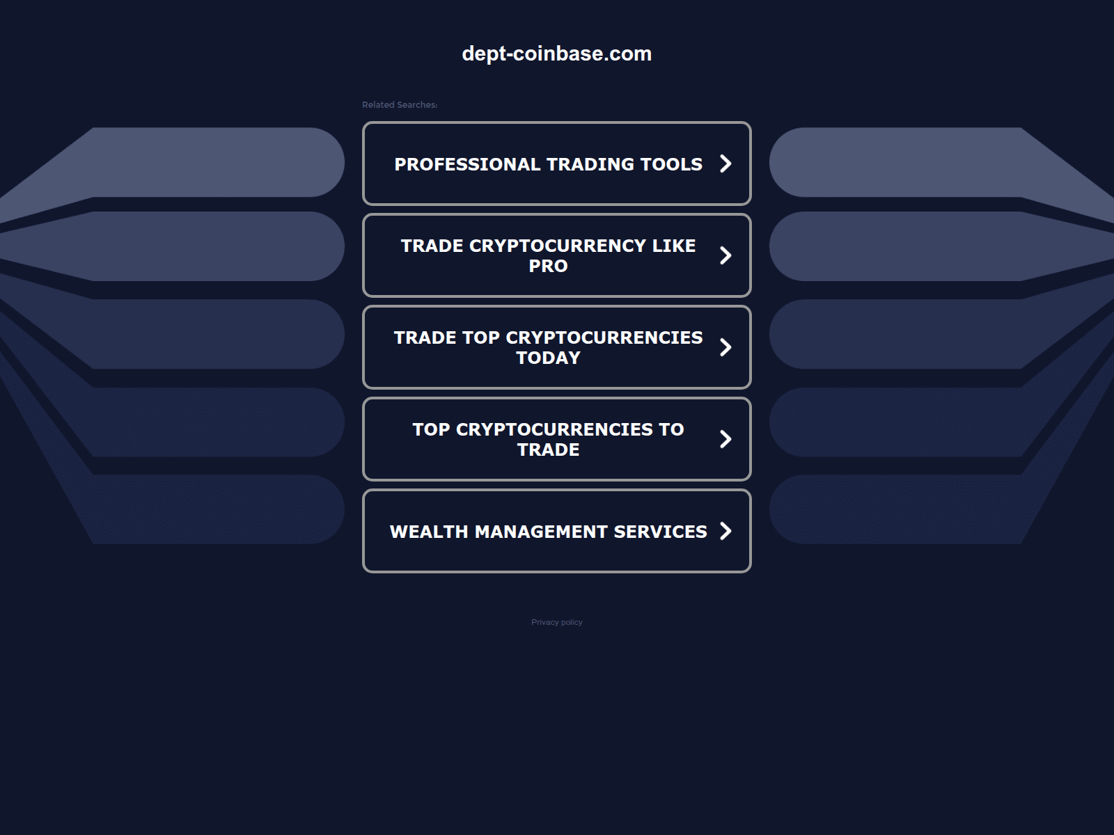 Screenshot of testing.dept-coinbase.com