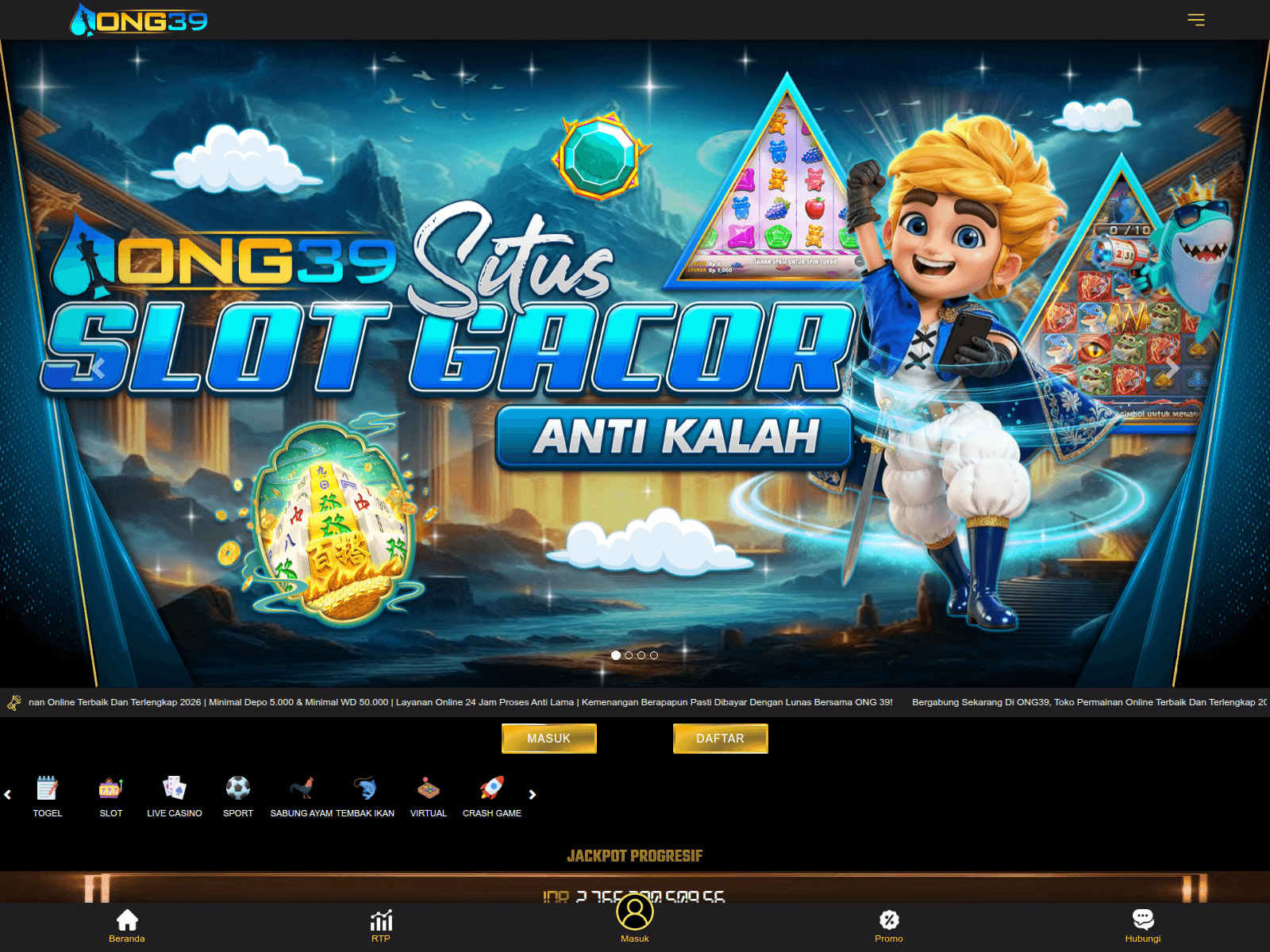 Screenshot of ong39.com