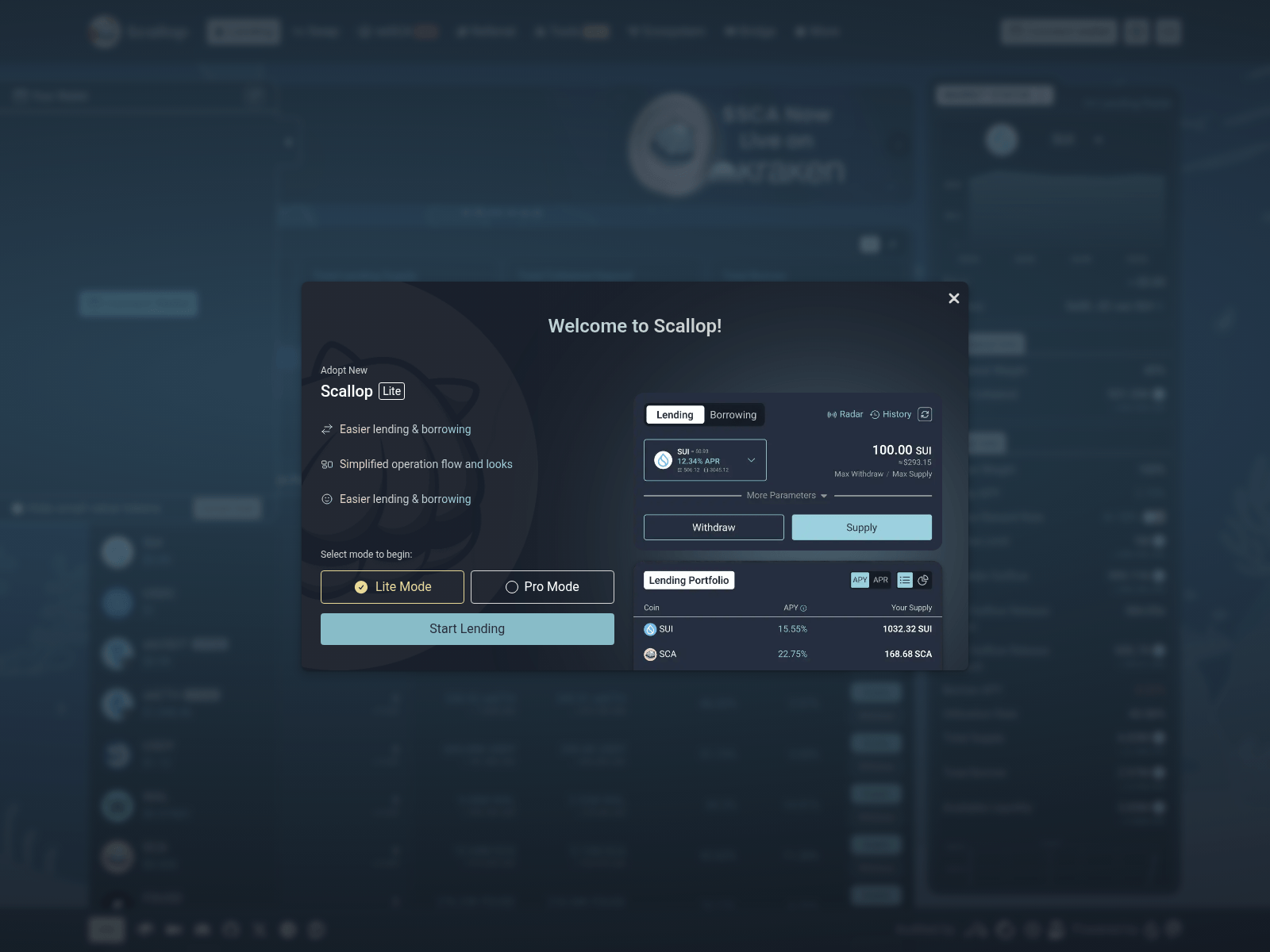 Screenshot of sui-scallop-dapp-dldpaij2u-scallop-team.vercel.app