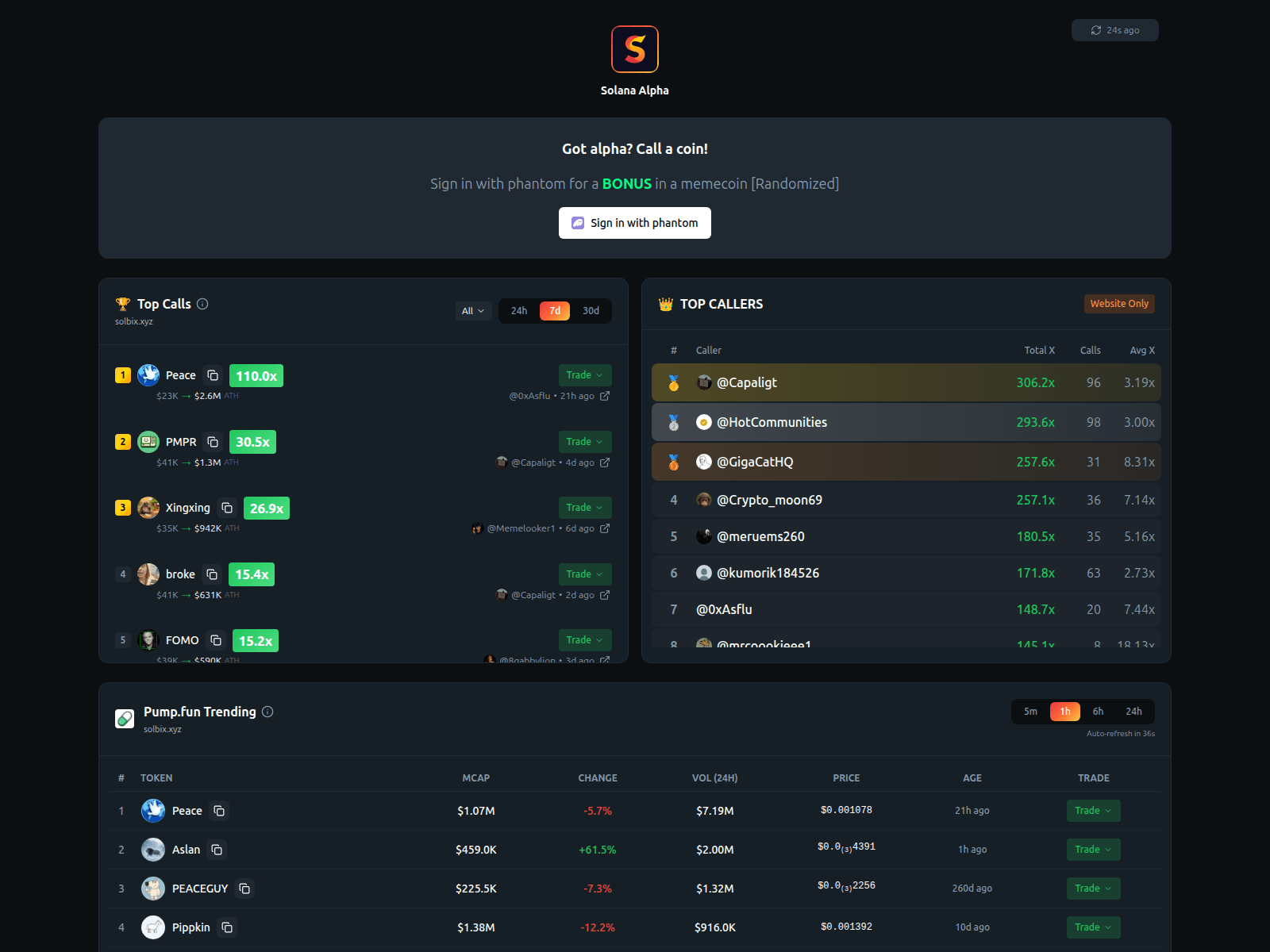 Screenshot of solblitz.fun