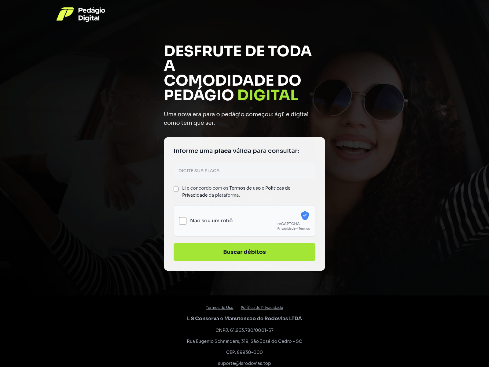 Screenshot of lsrodovias.top