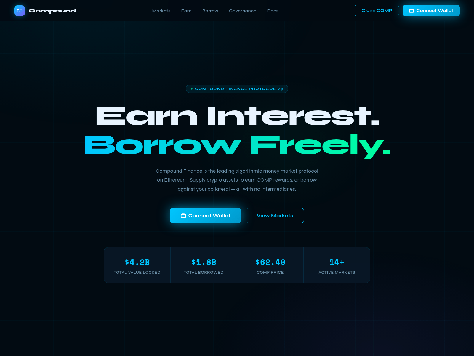Screenshot of compound-finances.vercel.app
