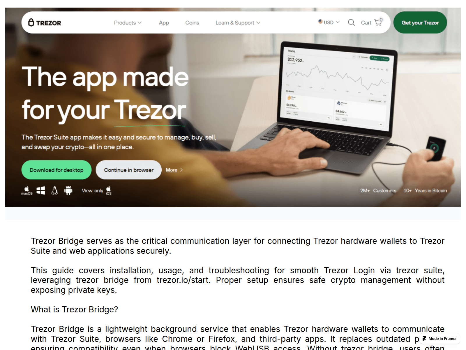 Screenshot of en-briddge.framer.ai