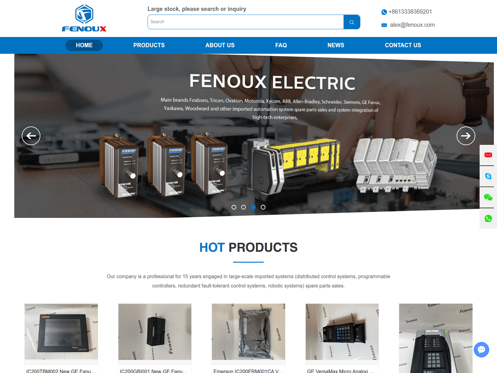 Screenshot of fenouxltd.com