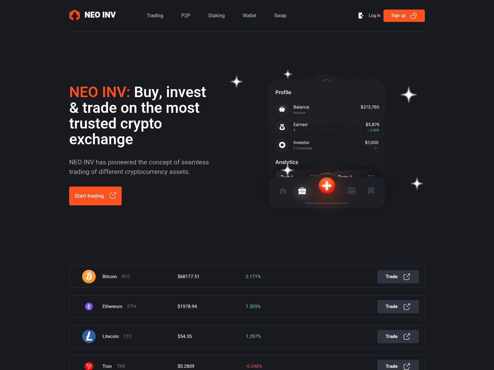 Screenshot of neo-inv.com