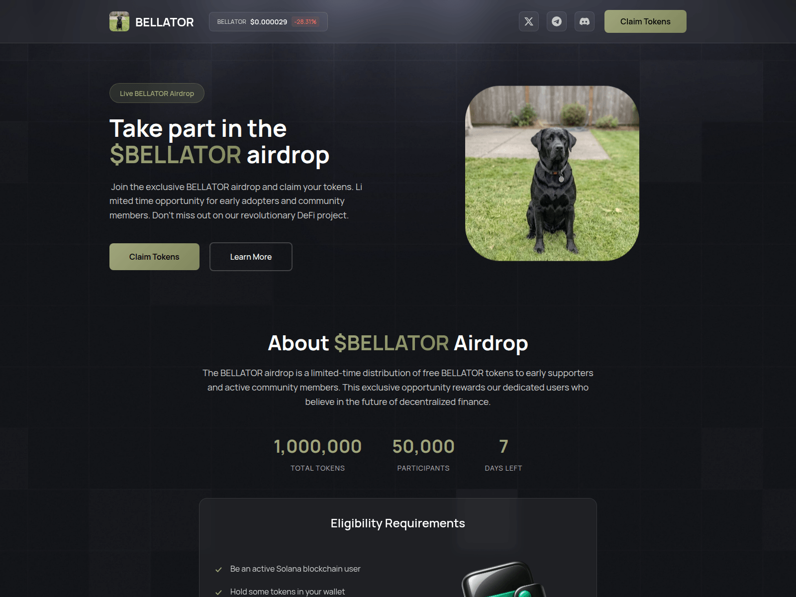 Screenshot of register-bellator.xyz