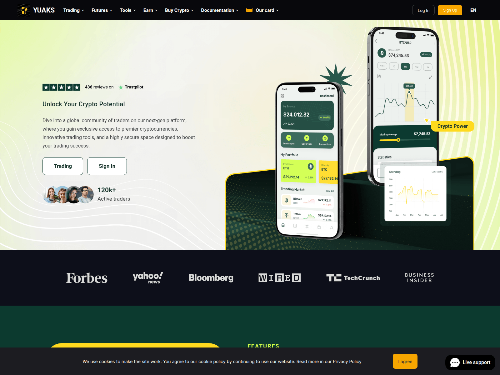 Screenshot of yuaks.com