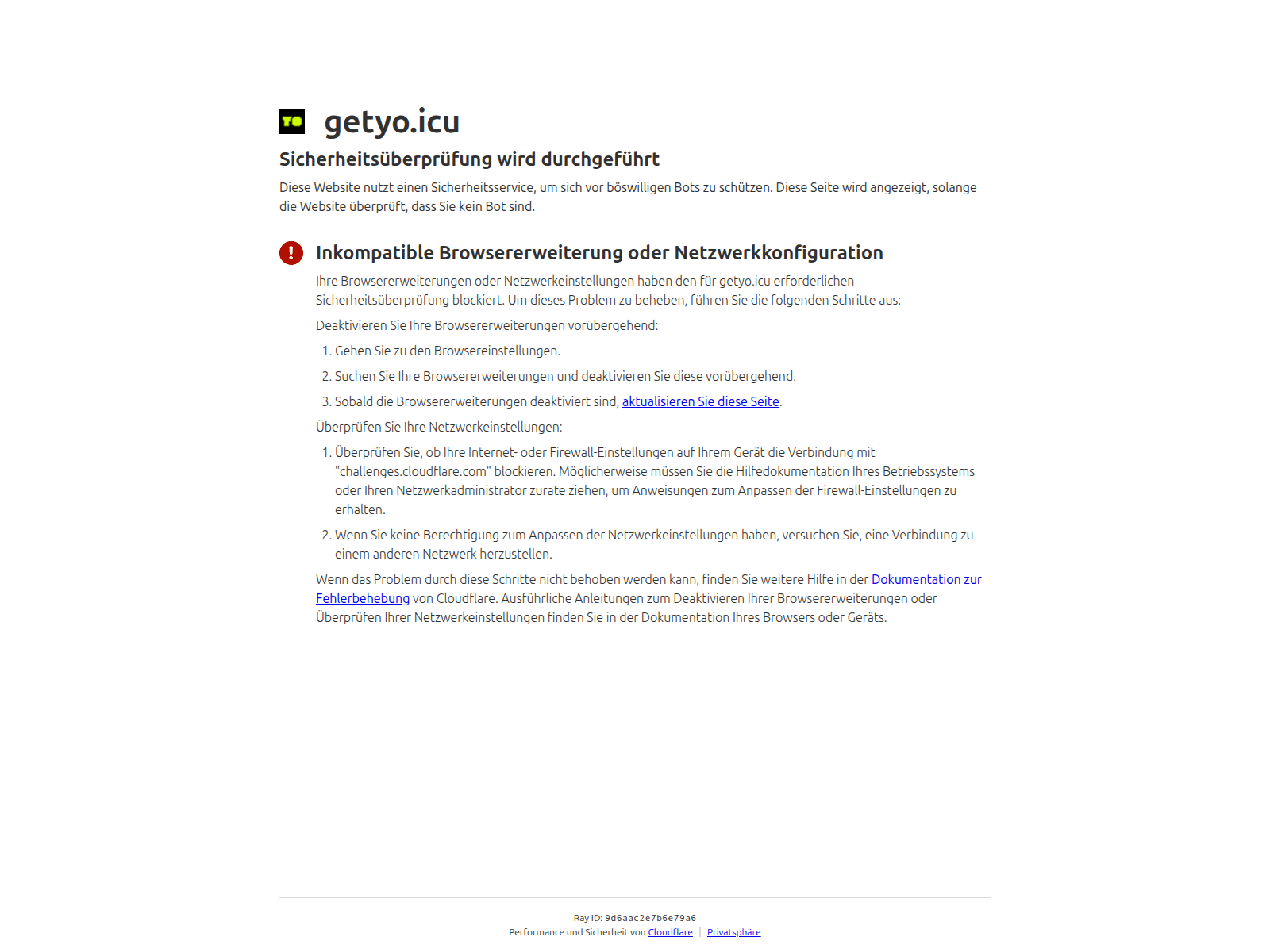 Screenshot of getyo.icu