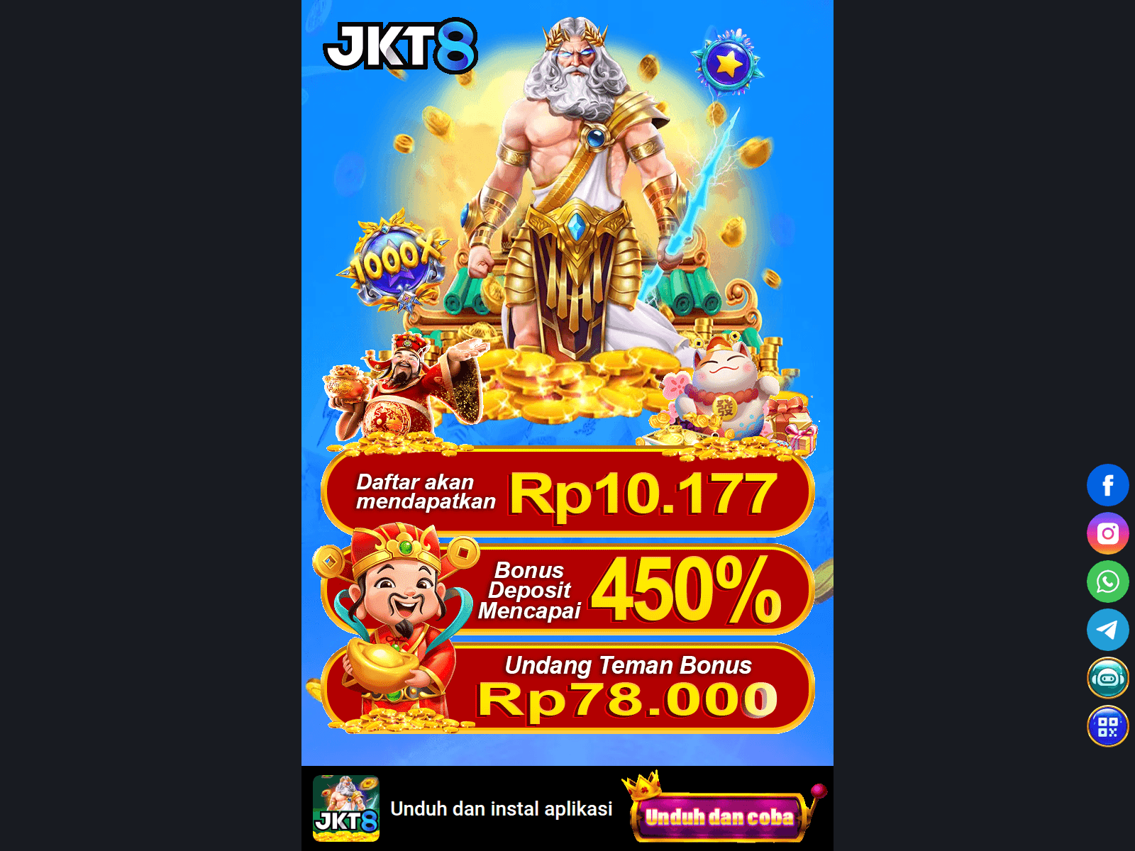 Screenshot of jkt8nana.com