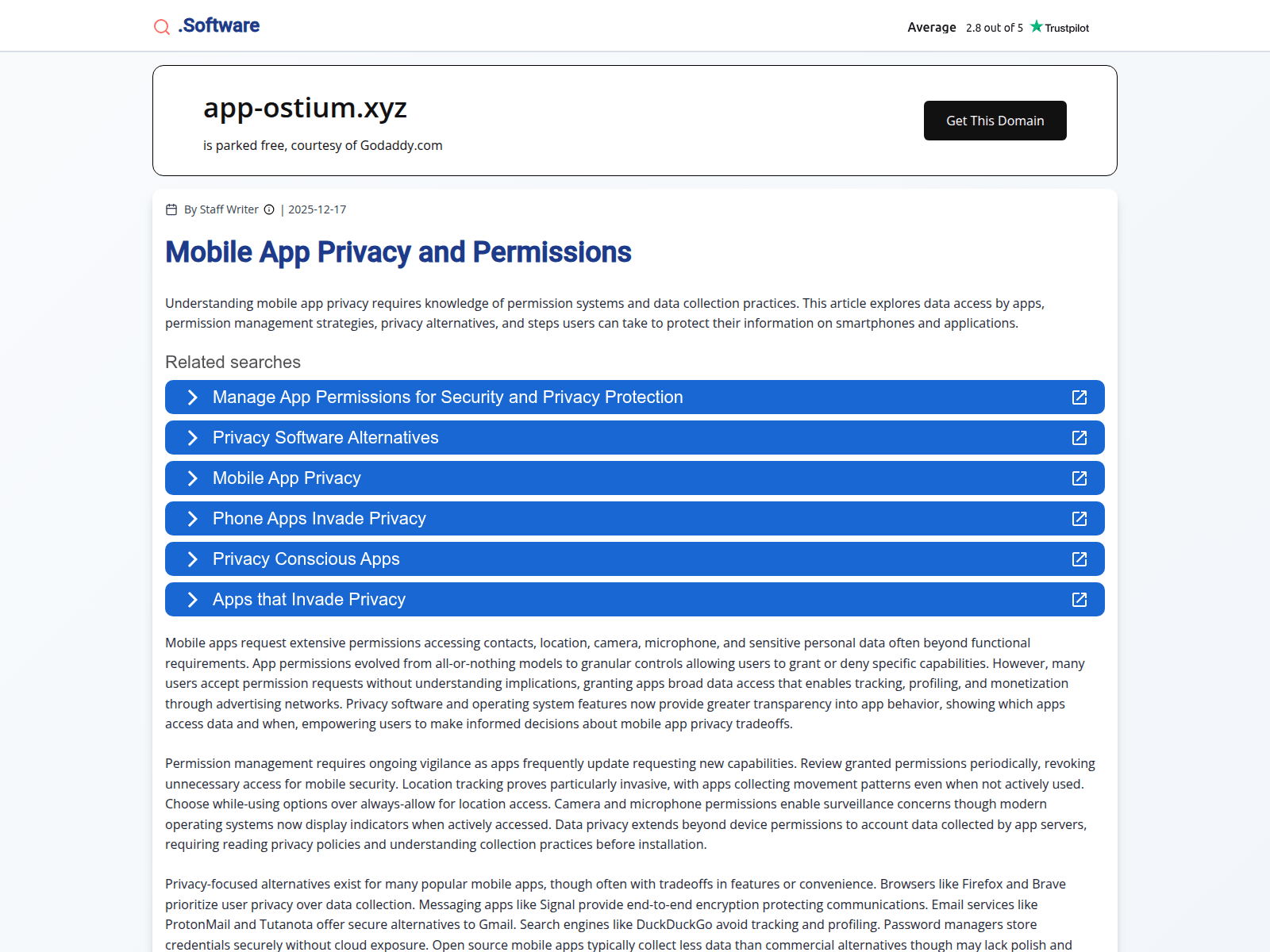 Screenshot of app-ostium.xyz