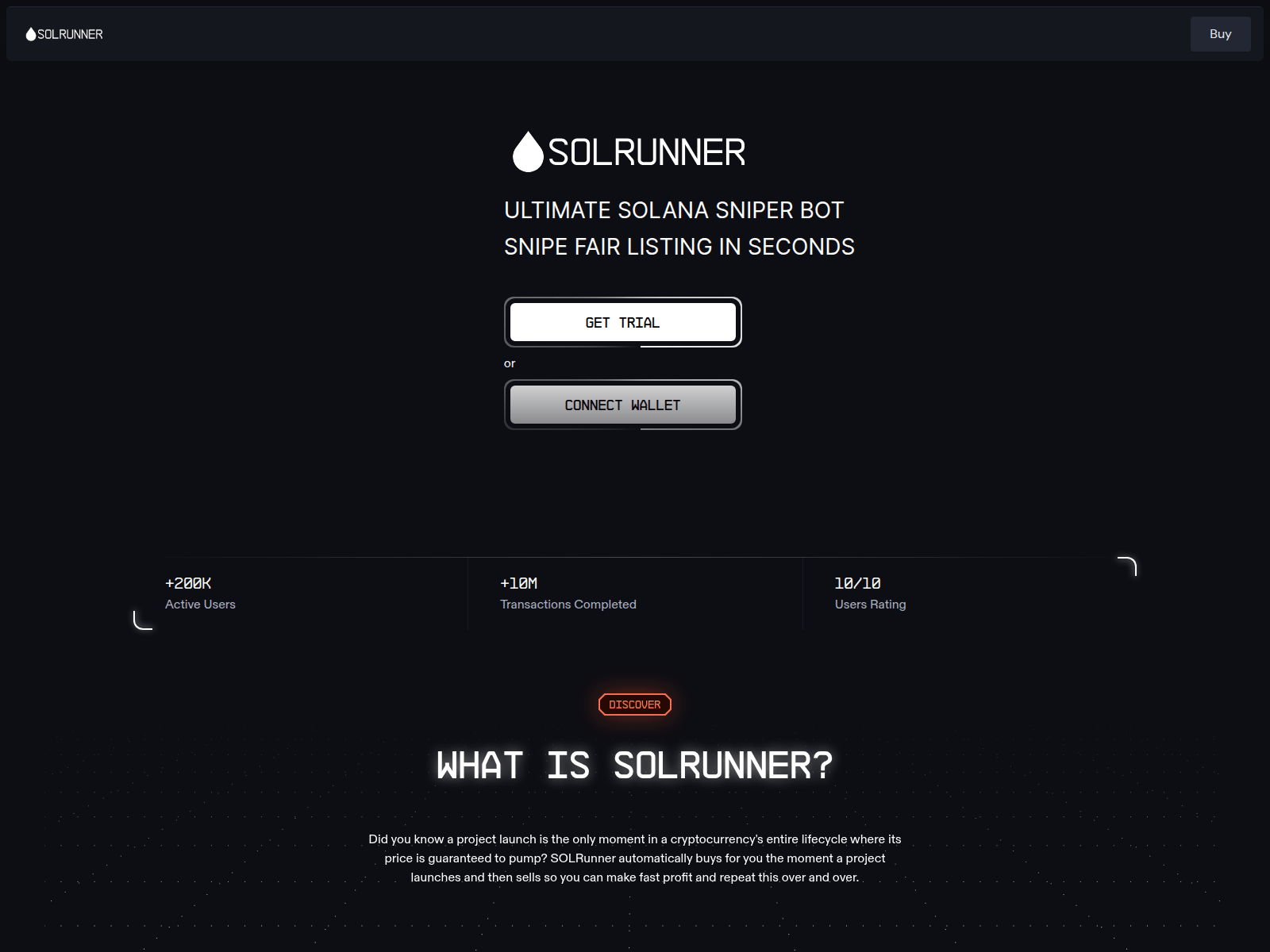 Screenshot of solrunner.net.yumbox.se