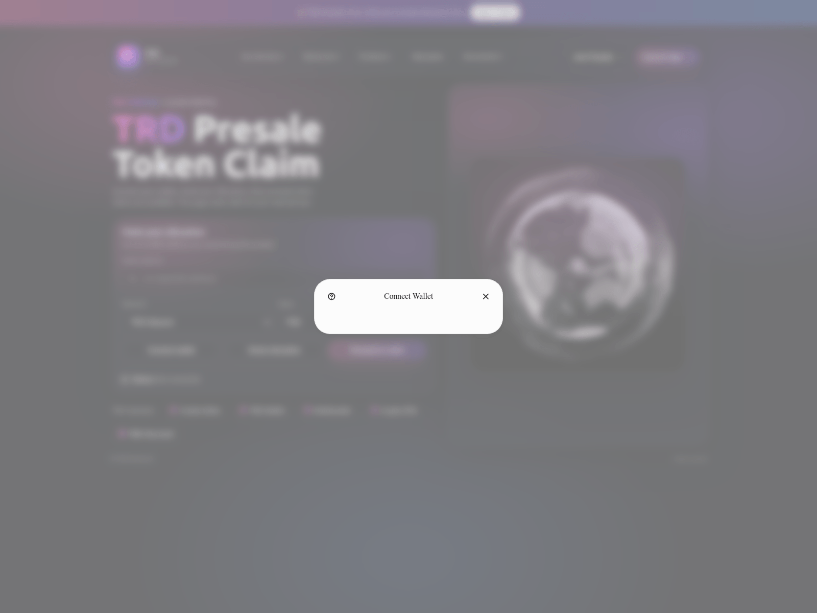 Forensic screenshot of trdnetwork.info