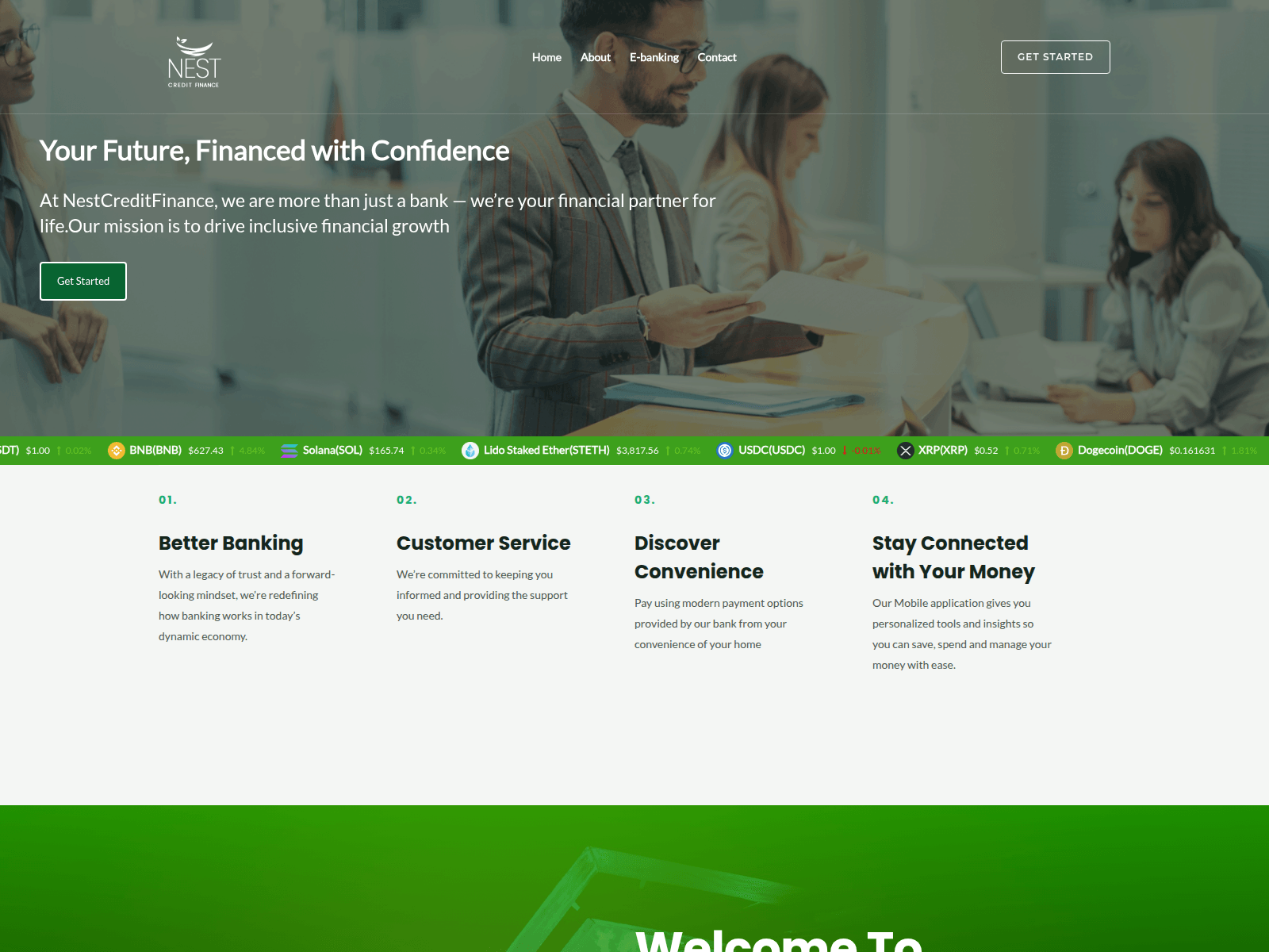 Screenshot of nestcreditfinance.com