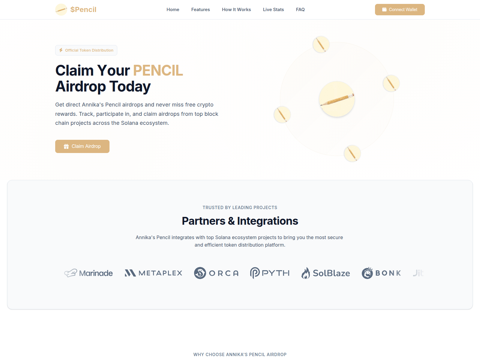 Screenshot of dropcoins.live