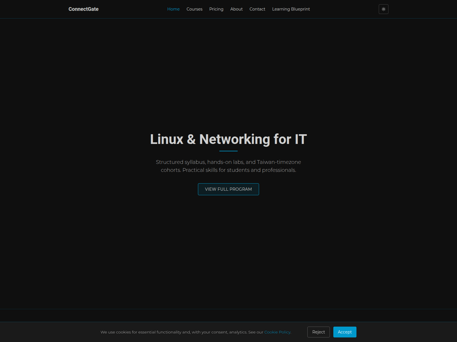 Screenshot of connect-gate.digital